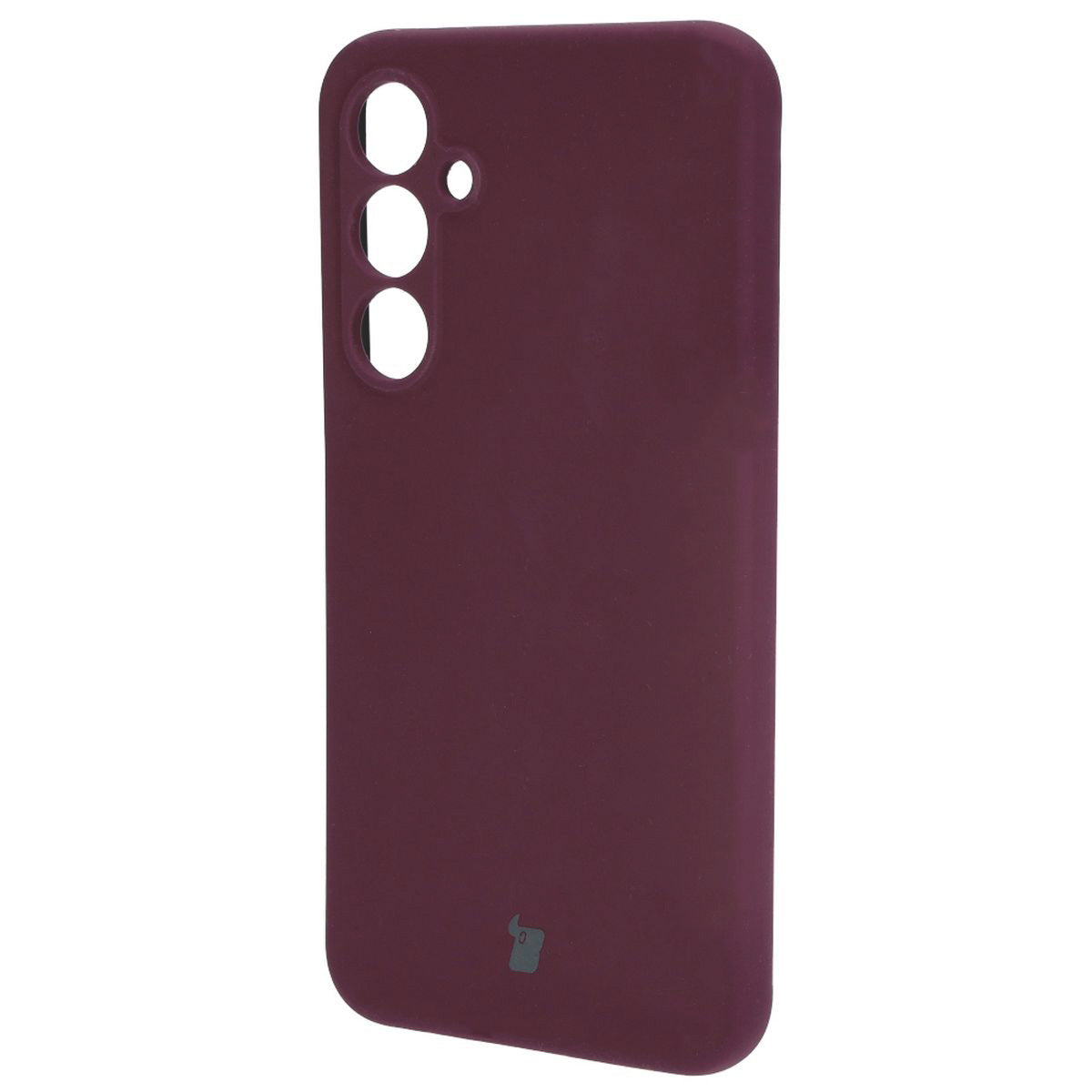 Silikon Schutzhülle für Galaxy A55 5G, Bizon Soft Case, Pflaumenfarbe