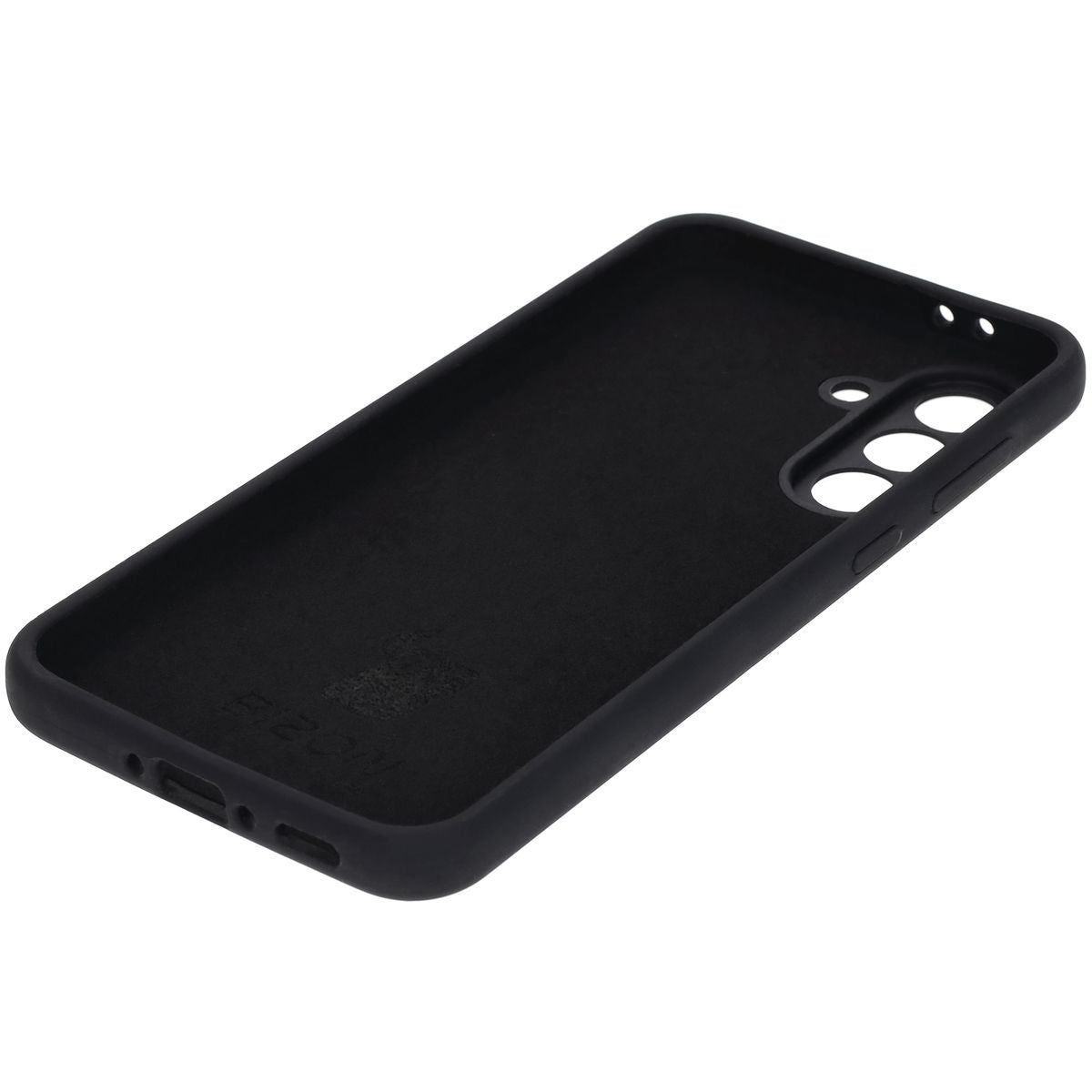 Silikon Handyhülle für Galaxy A56 5G, Bizon Soft Case, Schwarz