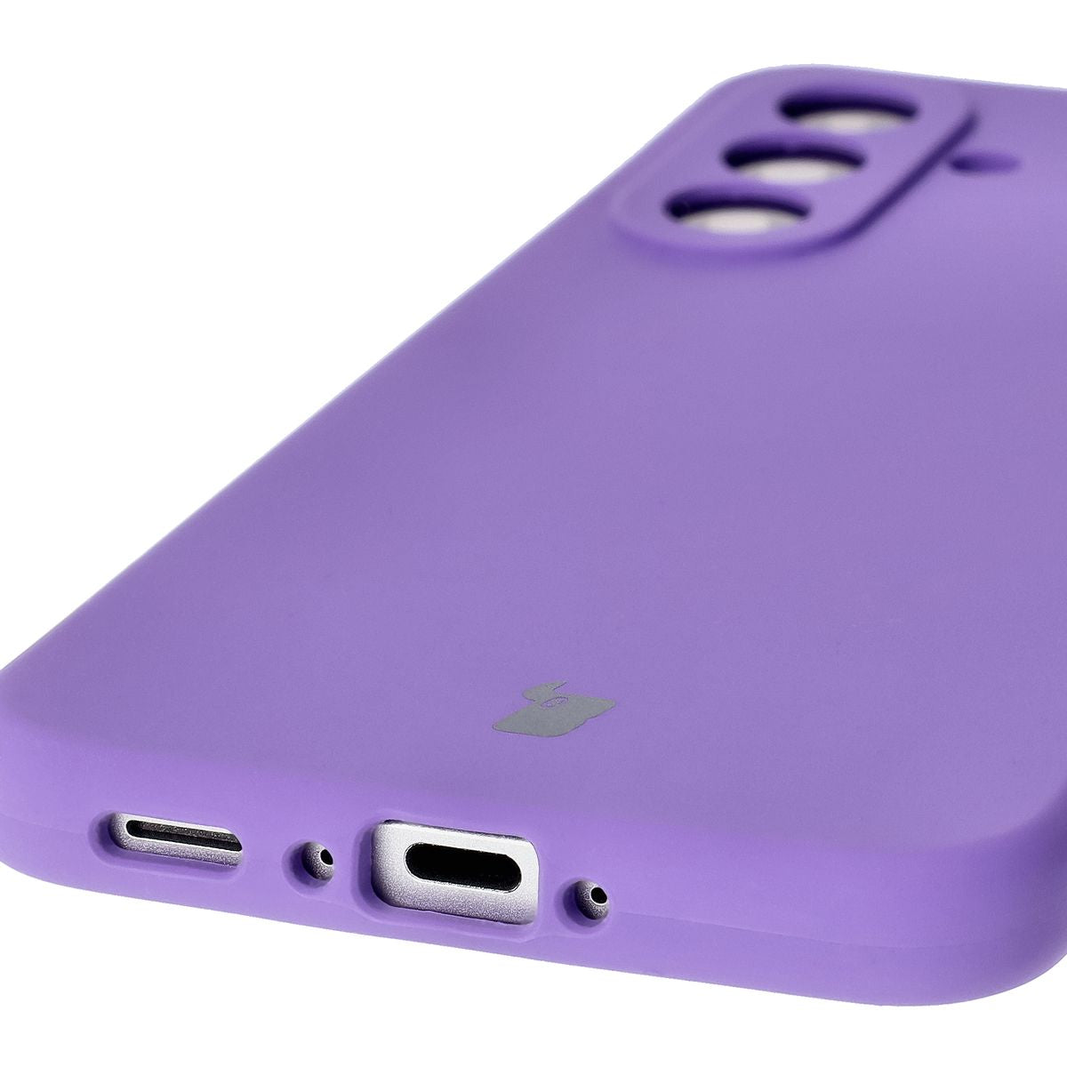 Silikon Handyhülle für Galaxy A56 5G, Bizon Soft Case, Violett
