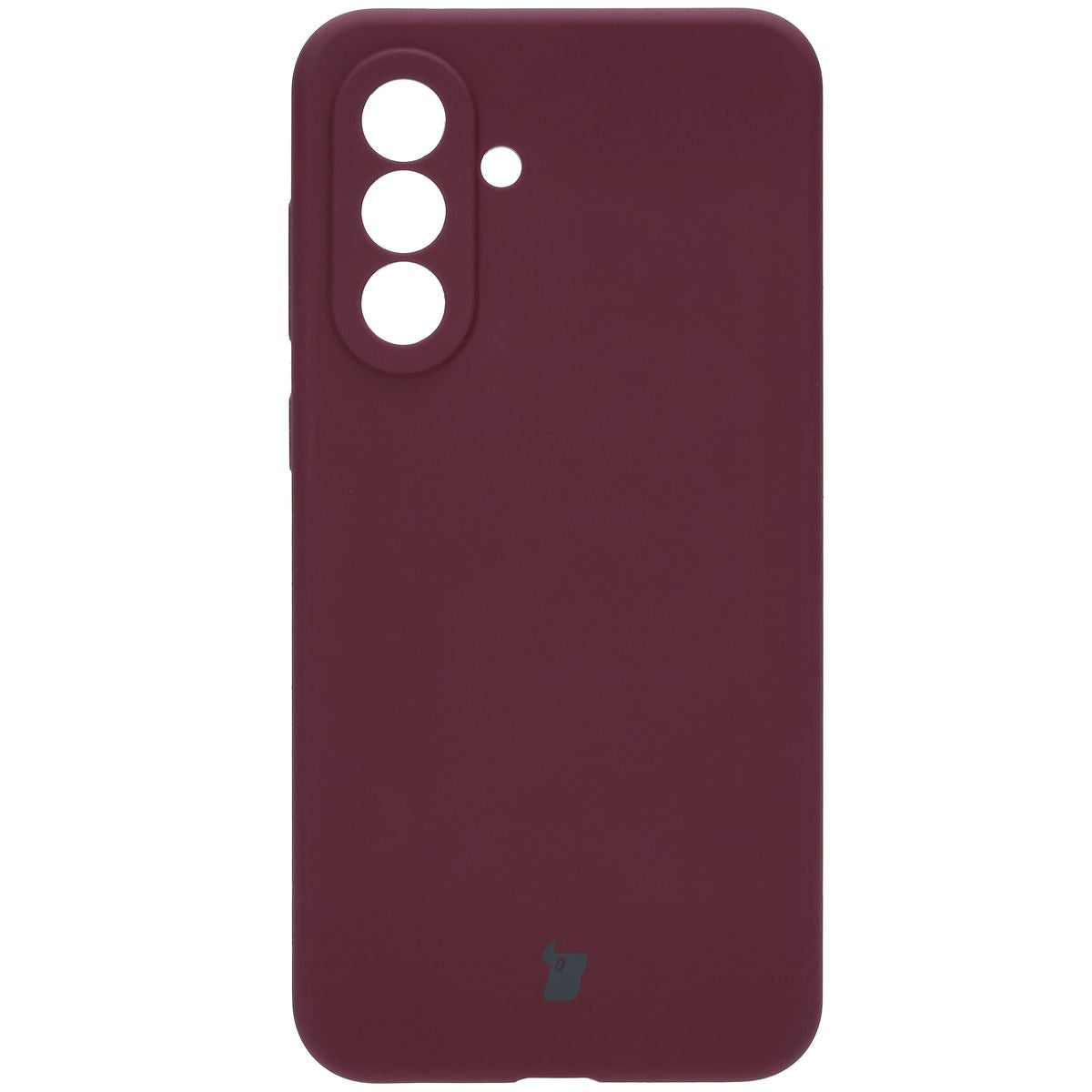 Silikon Handyhülle für Galaxy A56 5G, Bizon Soft Case, Pflaumenfarbe
