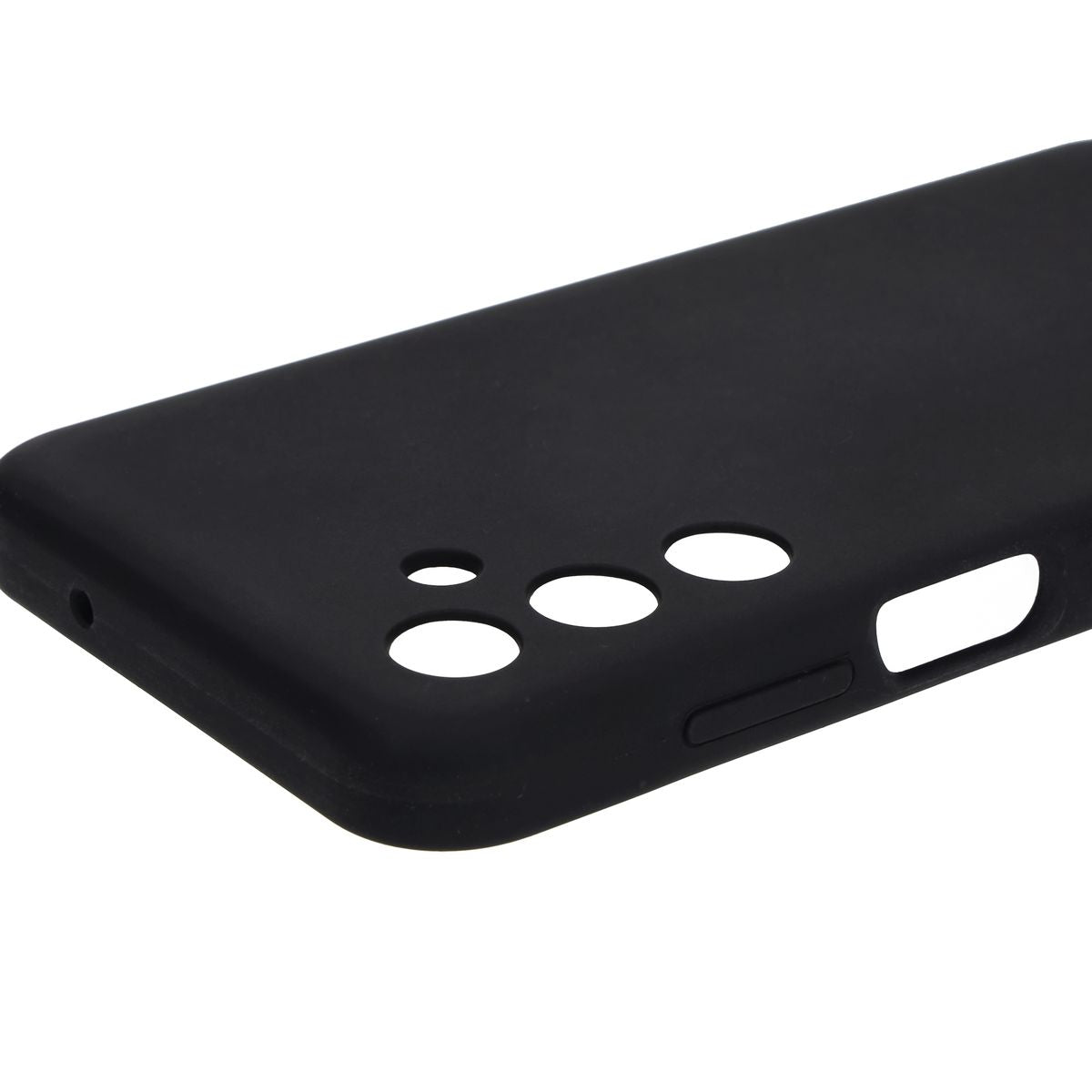Silikon Handyhülle für Galaxy M35 5G, Bizon Soft Case, Schwarz