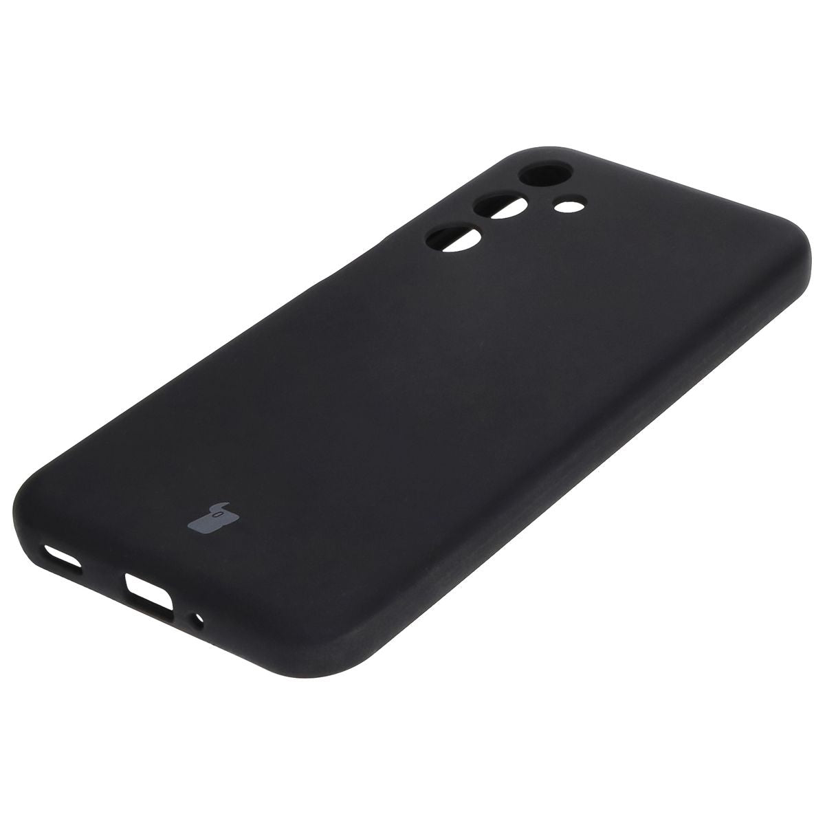 Silikon Handyhülle für Galaxy M35 5G, Bizon Soft Case, Schwarz