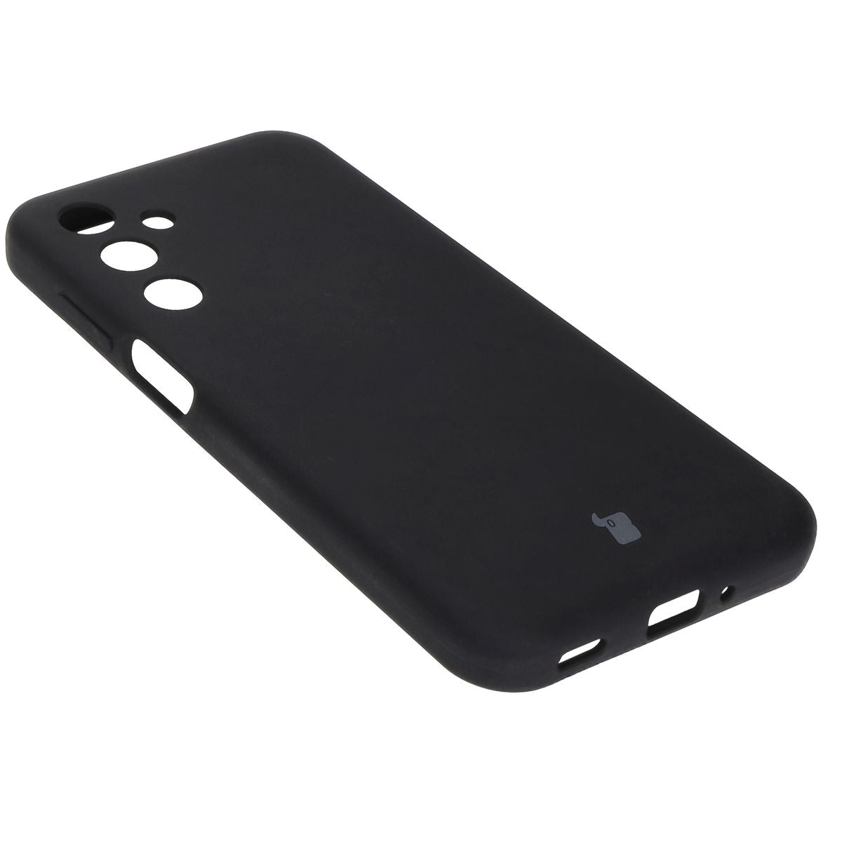 Silikon Handyhülle für Galaxy M35 5G, Bizon Soft Case, Schwarz