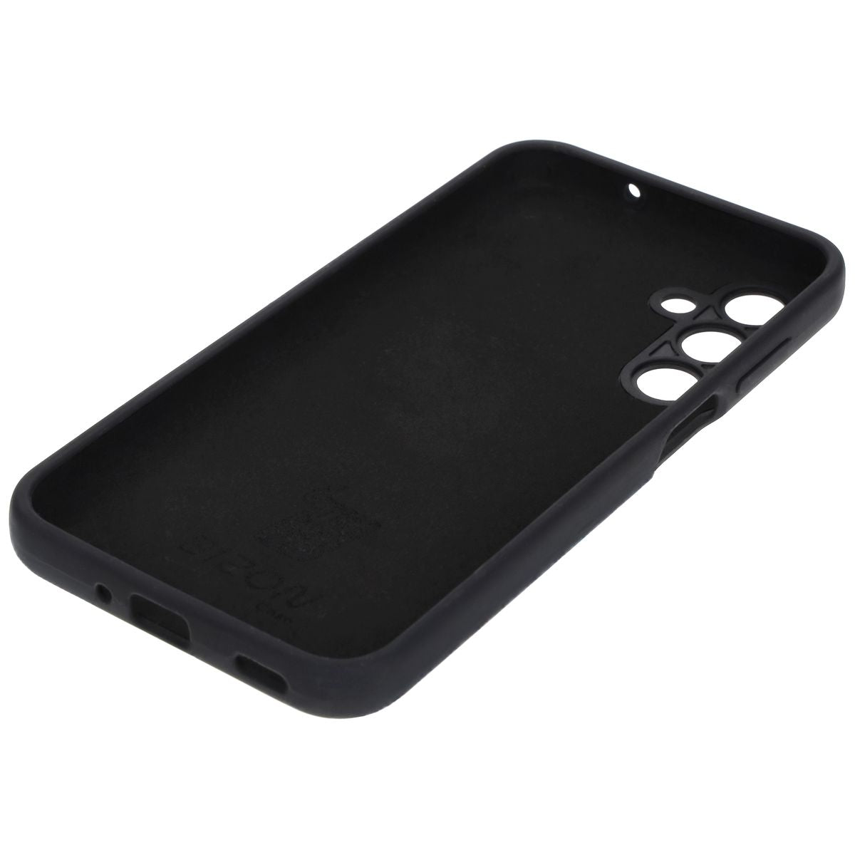 Silikon Handyhülle für Galaxy M35 5G, Bizon Soft Case, Schwarz