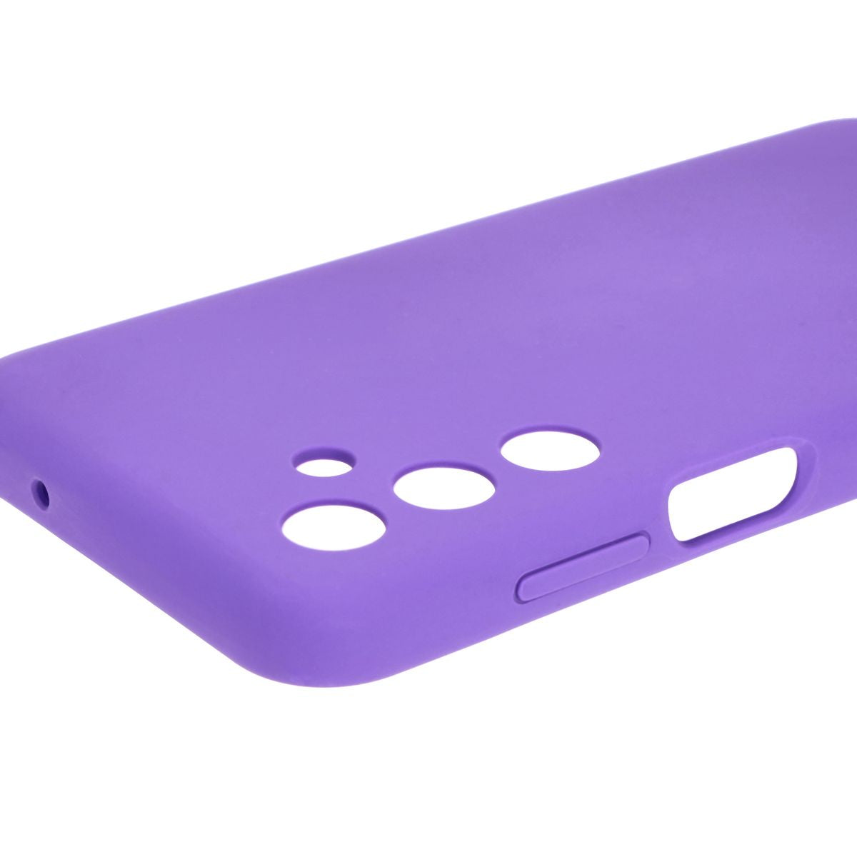 Silikon Handyhülle für Galaxy M35 5G, Bizon Soft Case, Violett