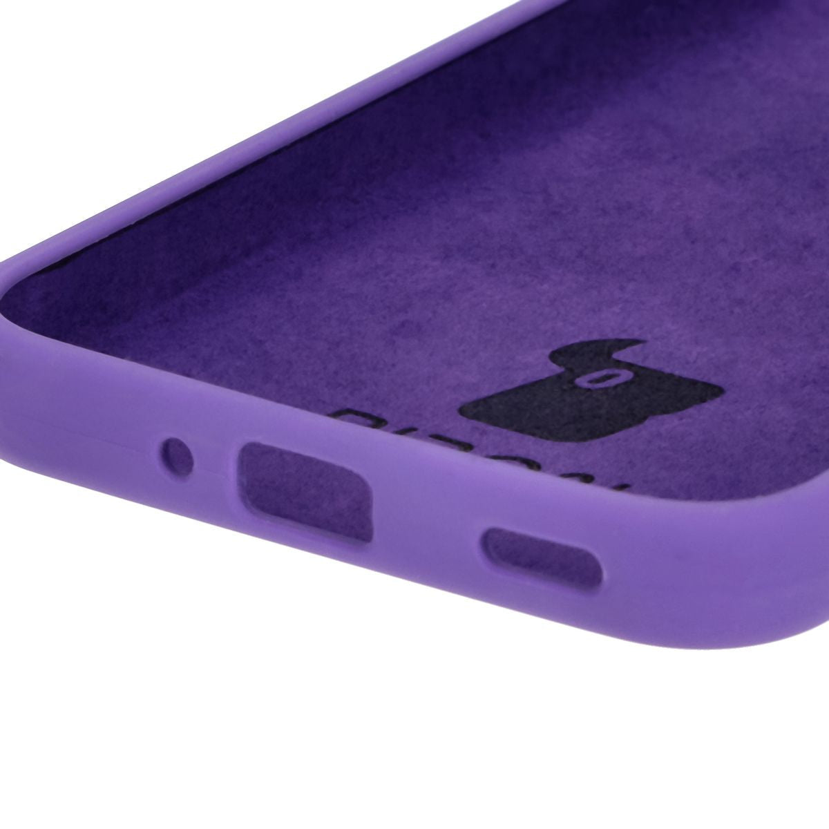 Silikon Handyhülle für Galaxy M35 5G, Bizon Soft Case, Violett