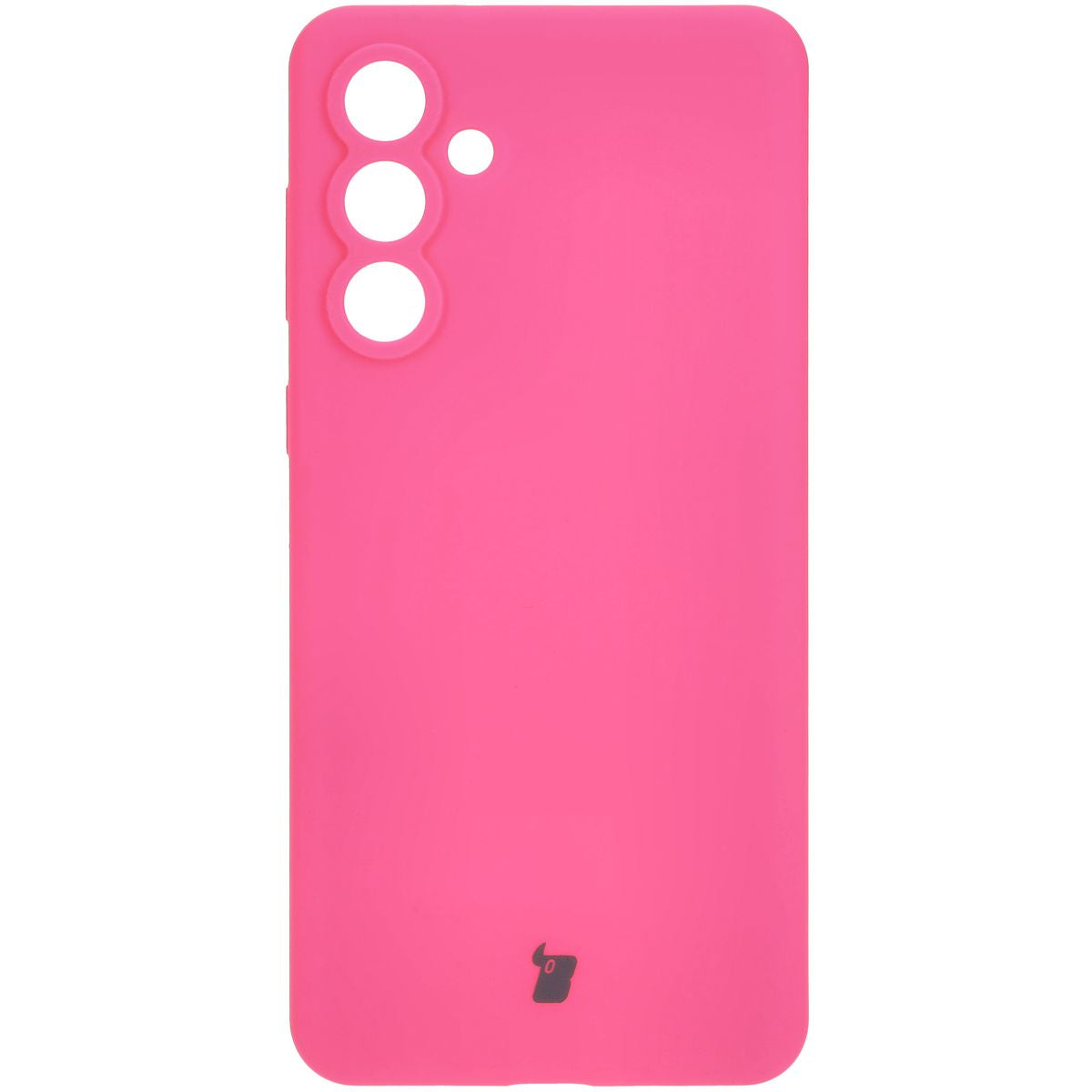Silikon Handyhülle für Galaxy M55 5G, Bizon Soft Case, Neon-Pink