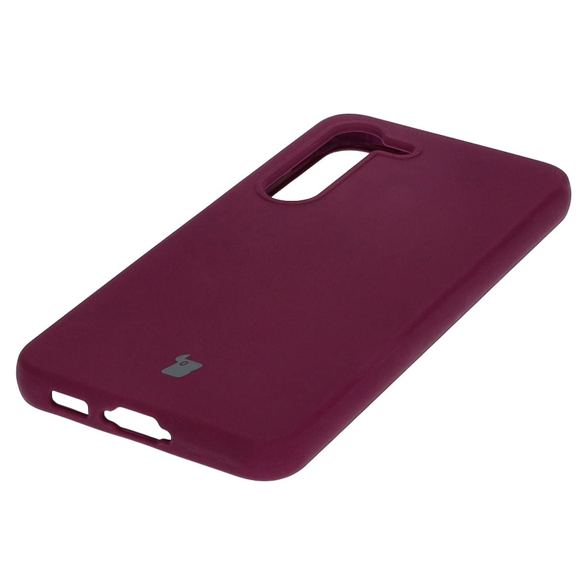 Silikon Schutzhülle für Galaxy S23, Bizon Soft Case, Pflaumenfarbe