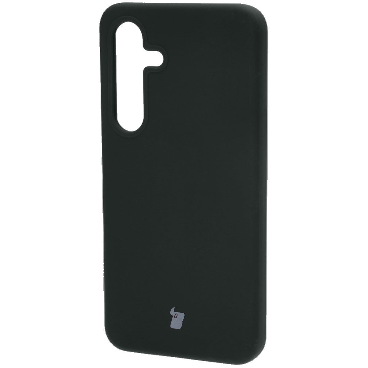 Silikon Handyhülle für Galaxy S24, Bizon Soft Case, Schwarz