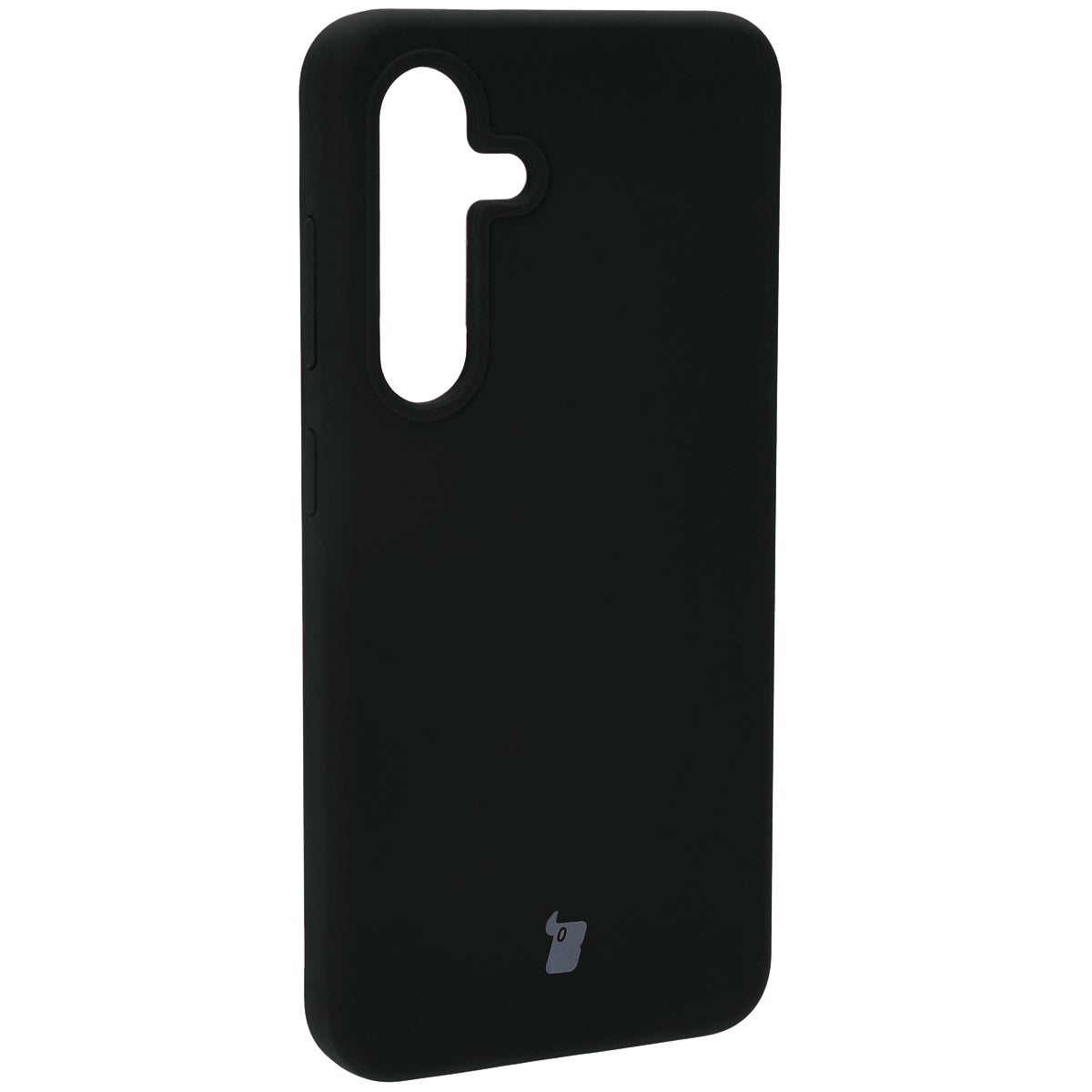 Silikon Handyhülle für Galaxy S24, Bizon Soft Case, Schwarz