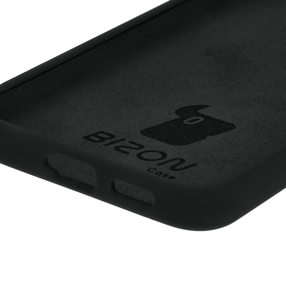 Silikon Handyhülle für Galaxy S24, Bizon Soft Case, Schwarz