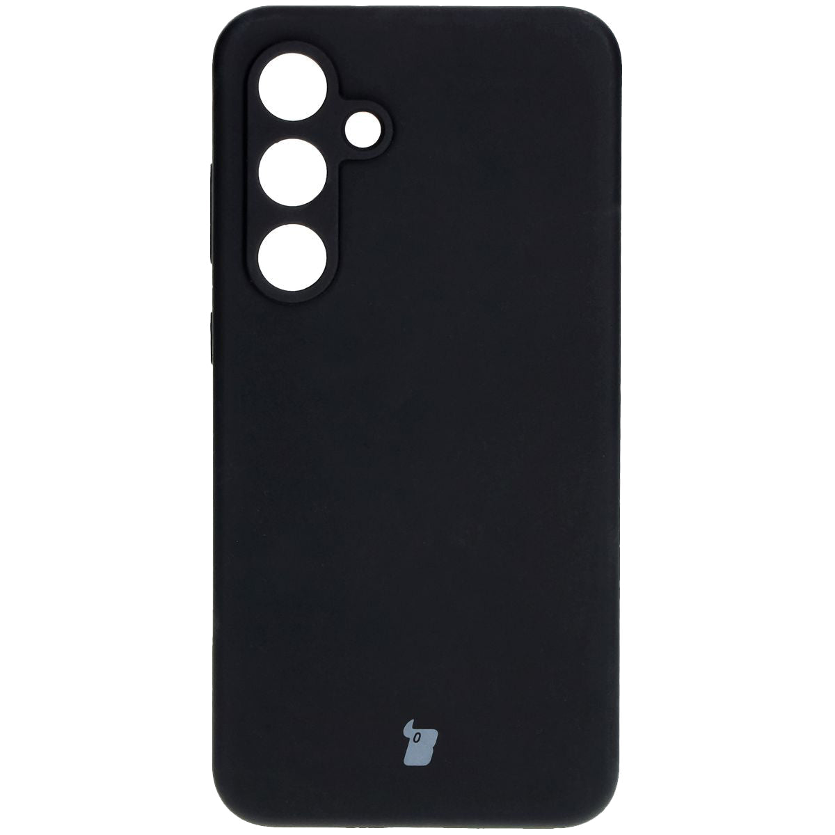 Silikon Handyhülle für Galaxy S24 FE, Bizon Soft Case, Schwarz