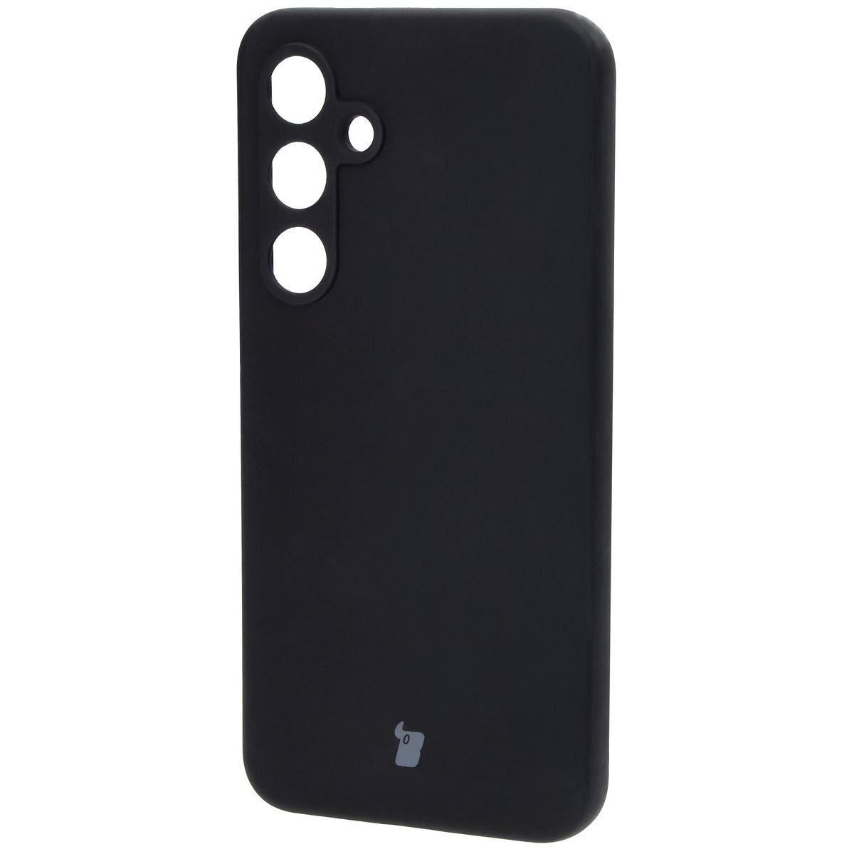 Silikon Handyhülle für Galaxy S24 FE, Bizon Soft Case, Schwarz