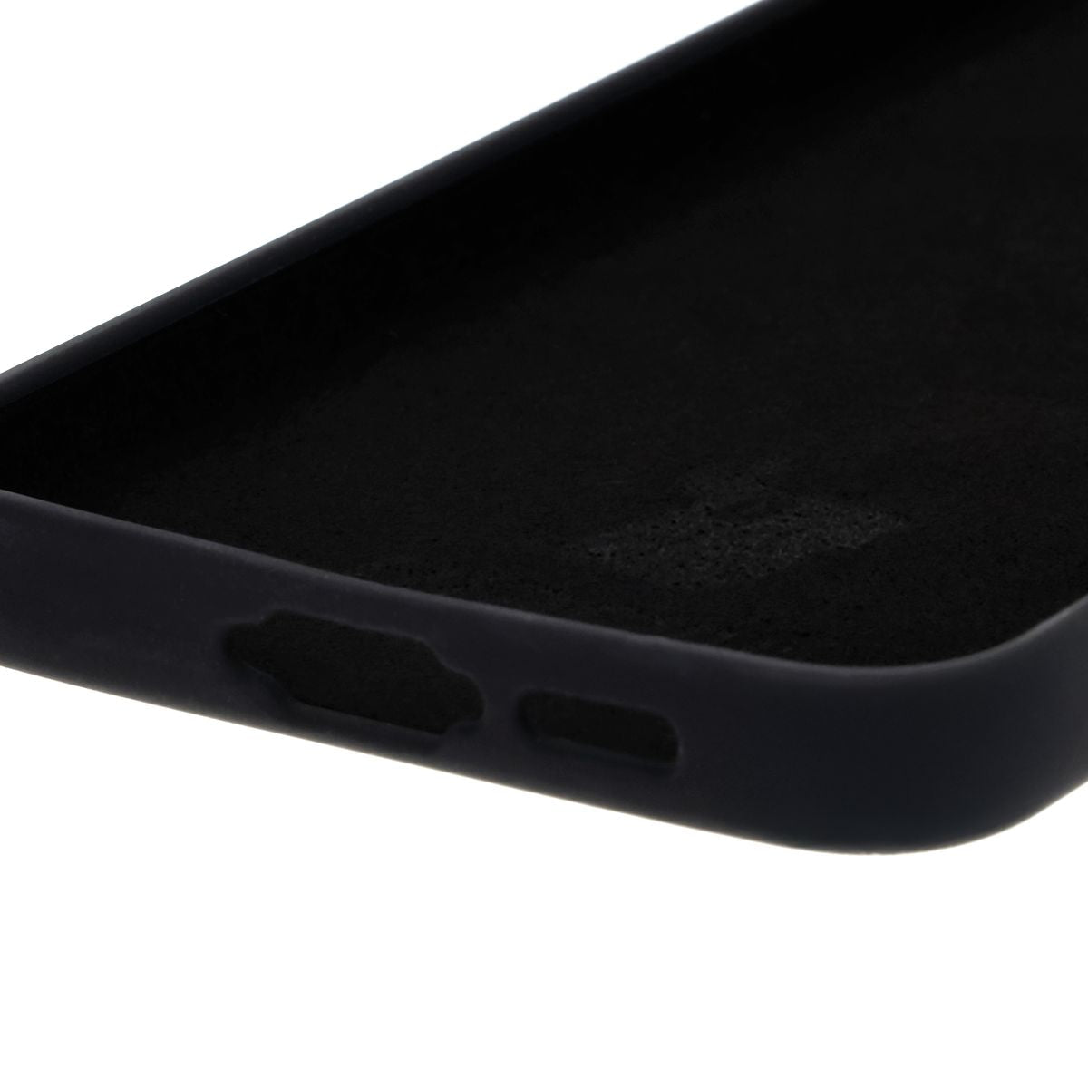 Silikon Handyhülle für Galaxy S24 FE, Bizon Soft Case, Schwarz