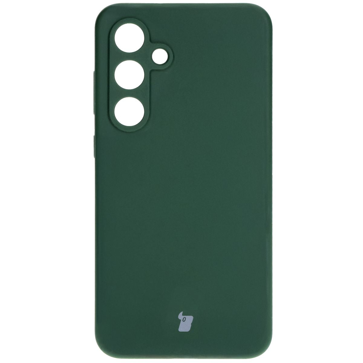 Silikon Handyhülle für Galaxy S24 FE, Bizon Soft Case, Dunkelgrün