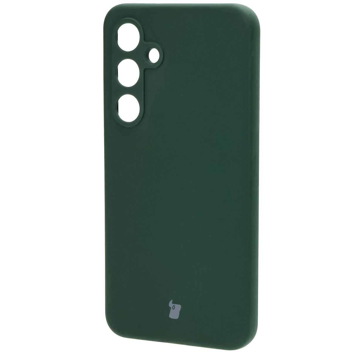 Silikon Handyhülle für Galaxy S24 FE, Bizon Soft Case, Dunkelgrün