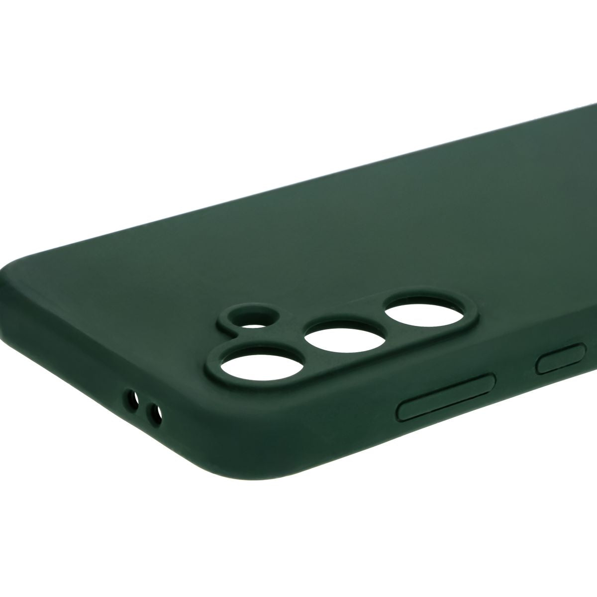 Silikon Handyhülle für Galaxy S24 FE, Bizon Soft Case, Dunkelgrün