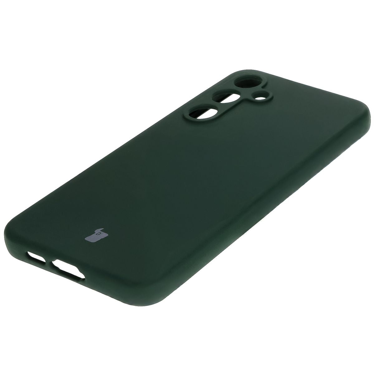 Silikon Handyhülle für Galaxy S24 FE, Bizon Soft Case, Dunkelgrün