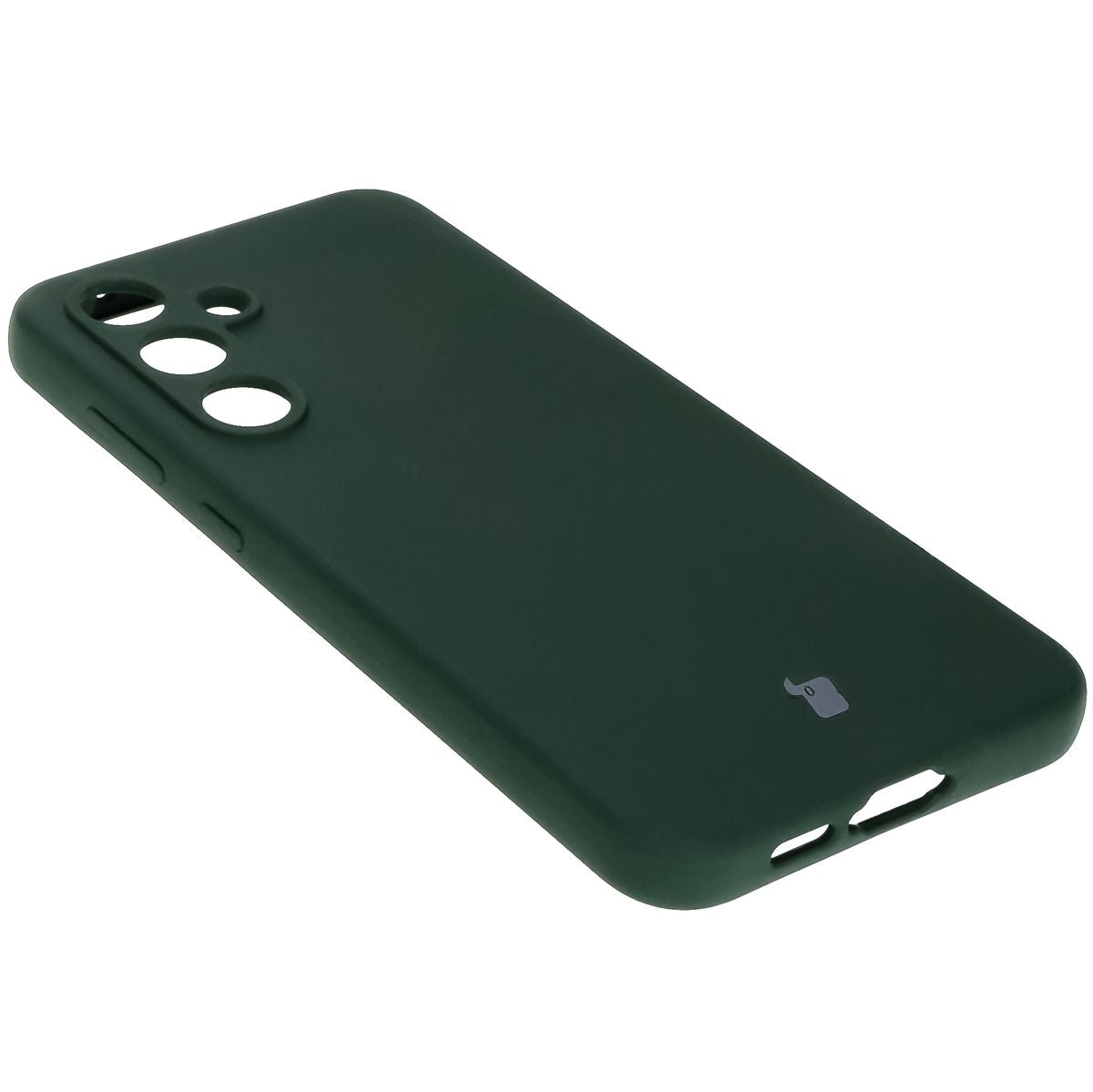Silikon Handyhülle für Galaxy S24 FE, Bizon Soft Case, Dunkelgrün