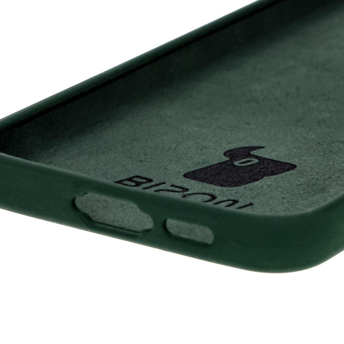 Silikon Handyhülle für Galaxy S24 FE, Bizon Soft Case, Dunkelgrün
