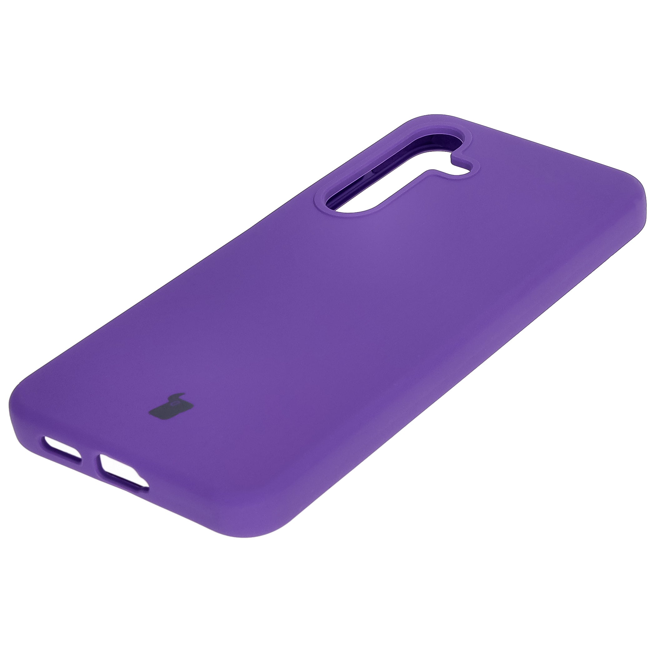 Silikon Handyhülle für Galaxy S24, Bizon Soft Case, Violett
