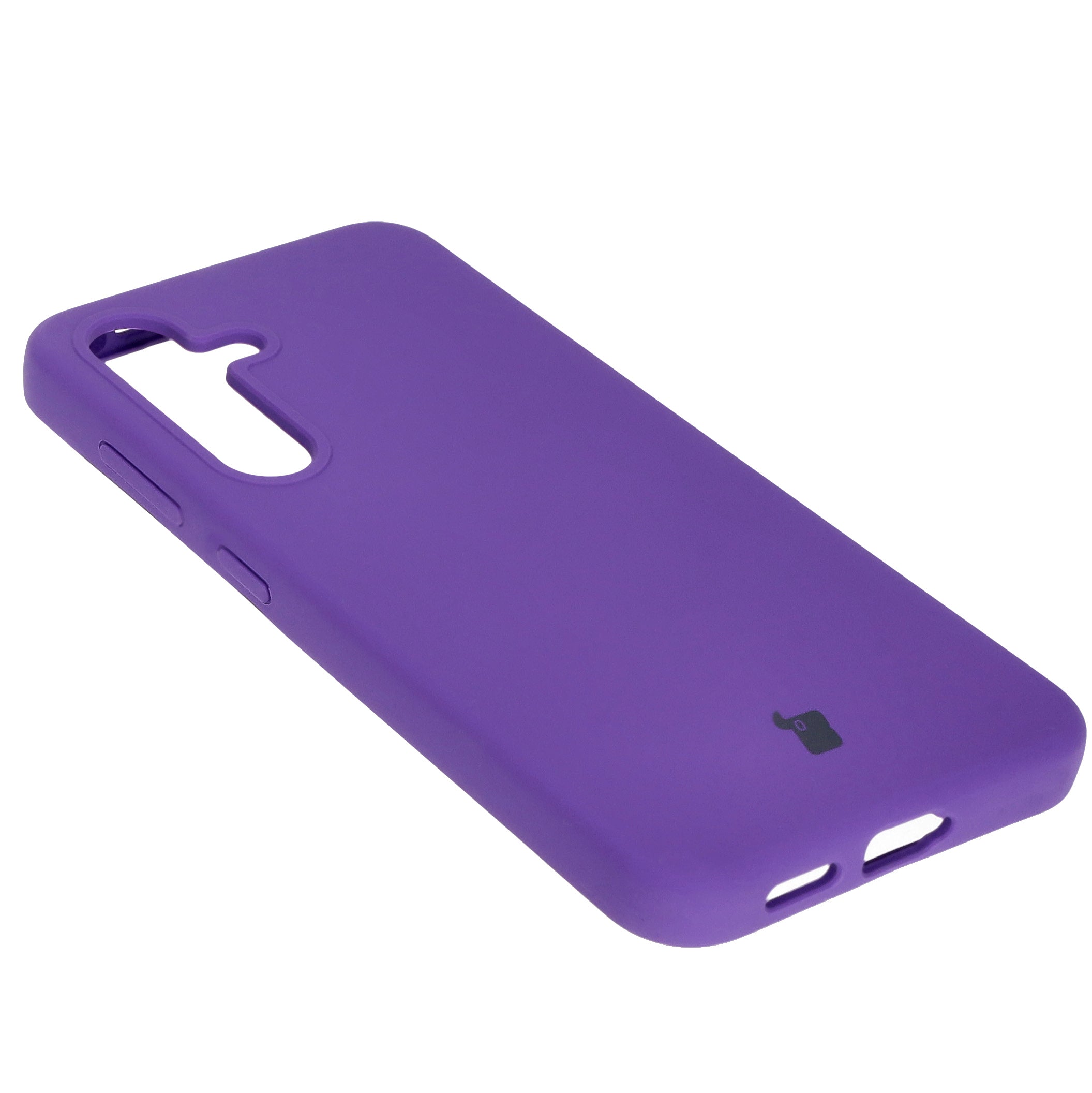 Silikon Handyhülle für Galaxy S24, Bizon Soft Case, Violett