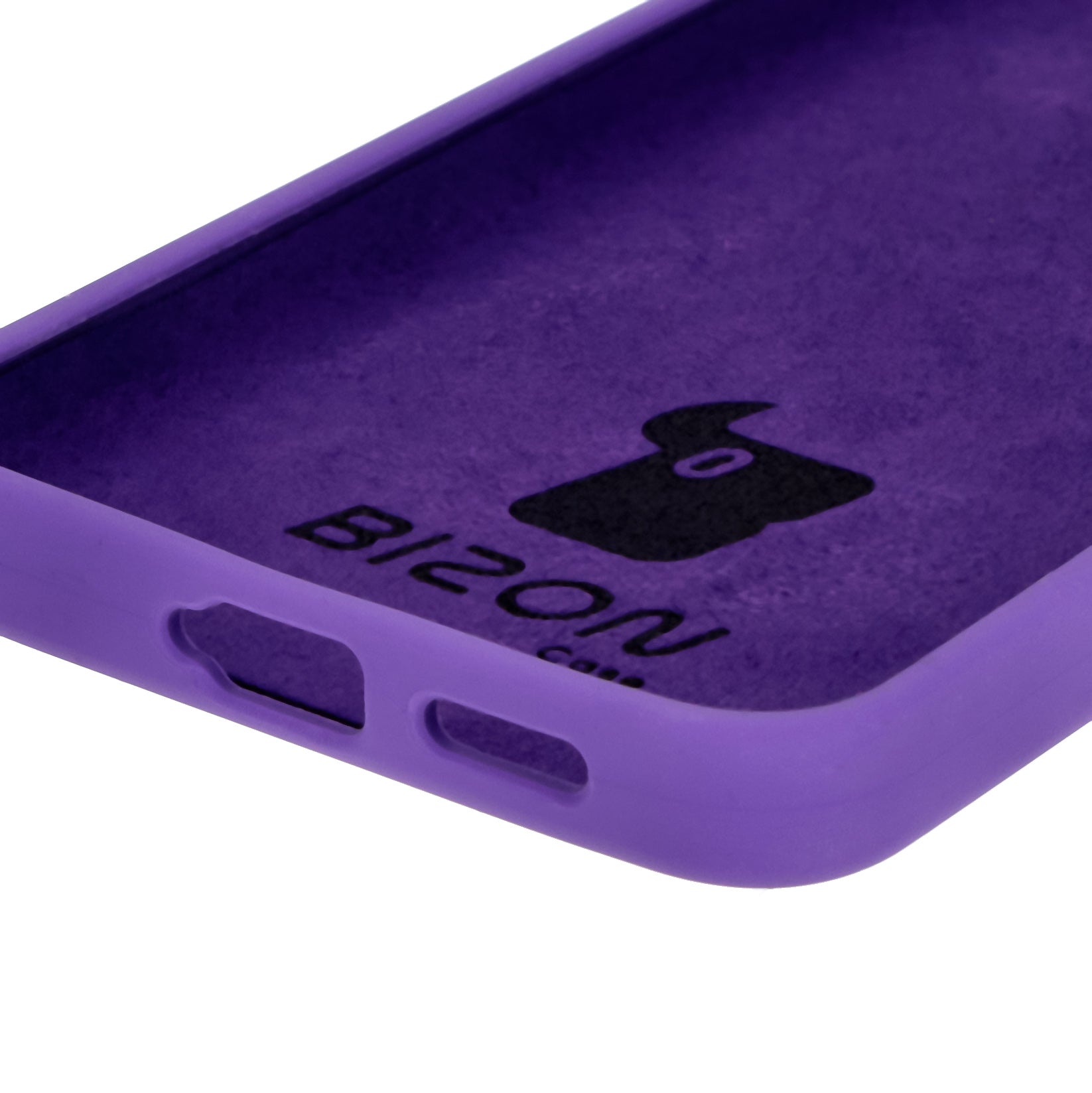 Silikon Handyhülle für Galaxy S24, Bizon Soft Case, Violett