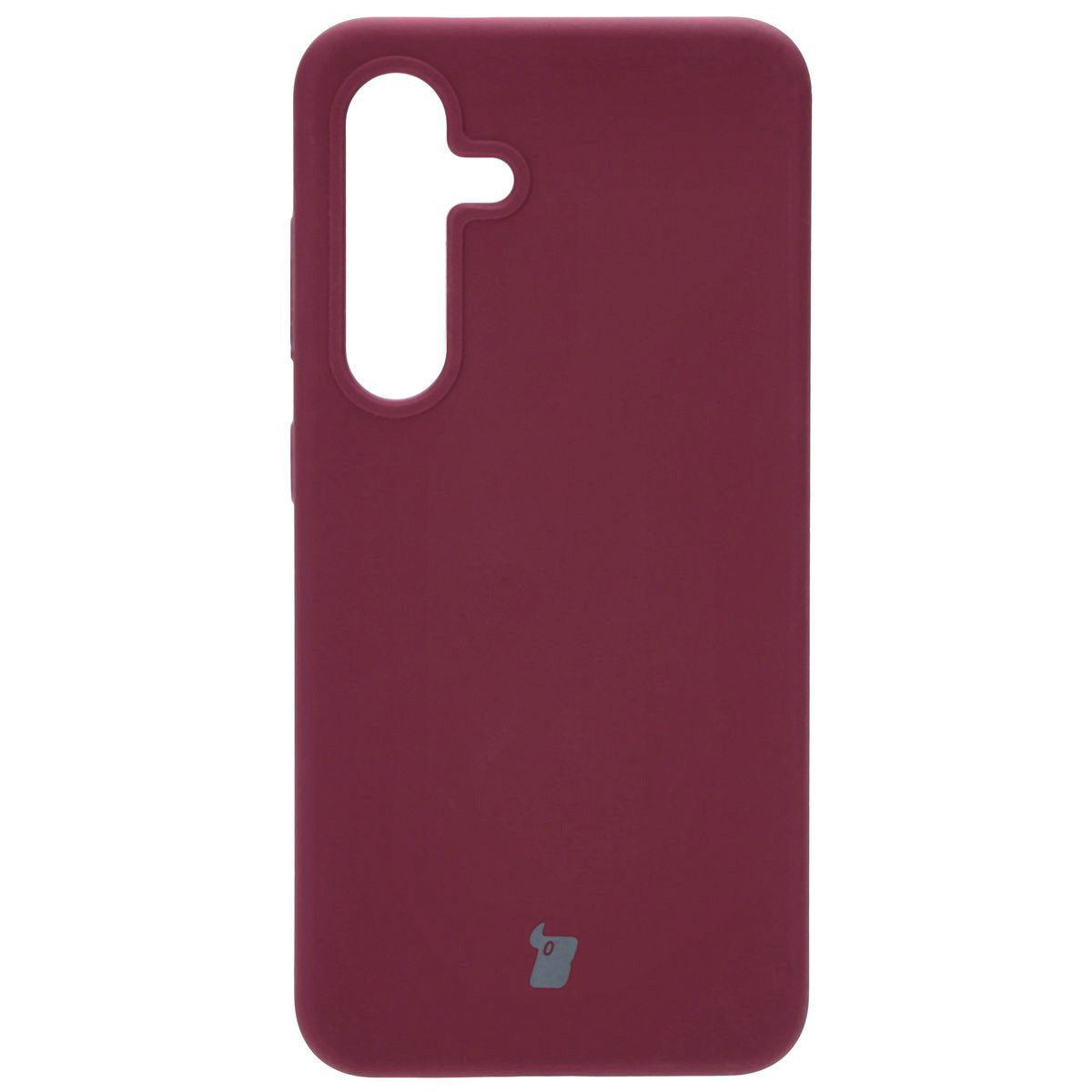 Silikon Handyhülle für Galaxy S24, Bizon Soft Case, Pflaumenfarbe