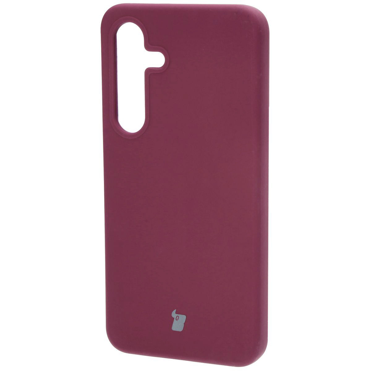 Silikon Handyhülle für Galaxy S24, Bizon Soft Case, Pflaumenfarbe