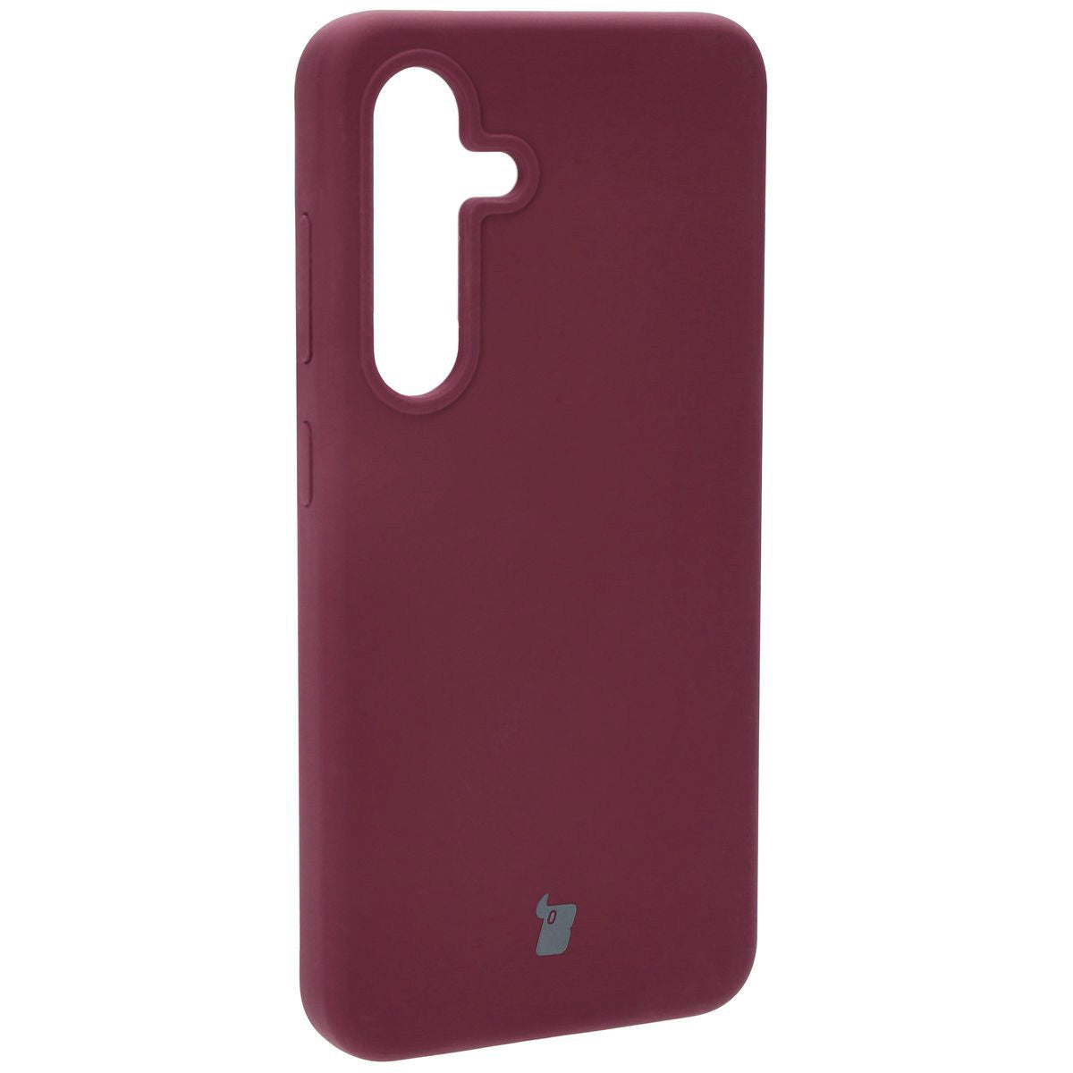 Silikon Handyhülle für Galaxy S24, Bizon Soft Case, Pflaumenfarbe