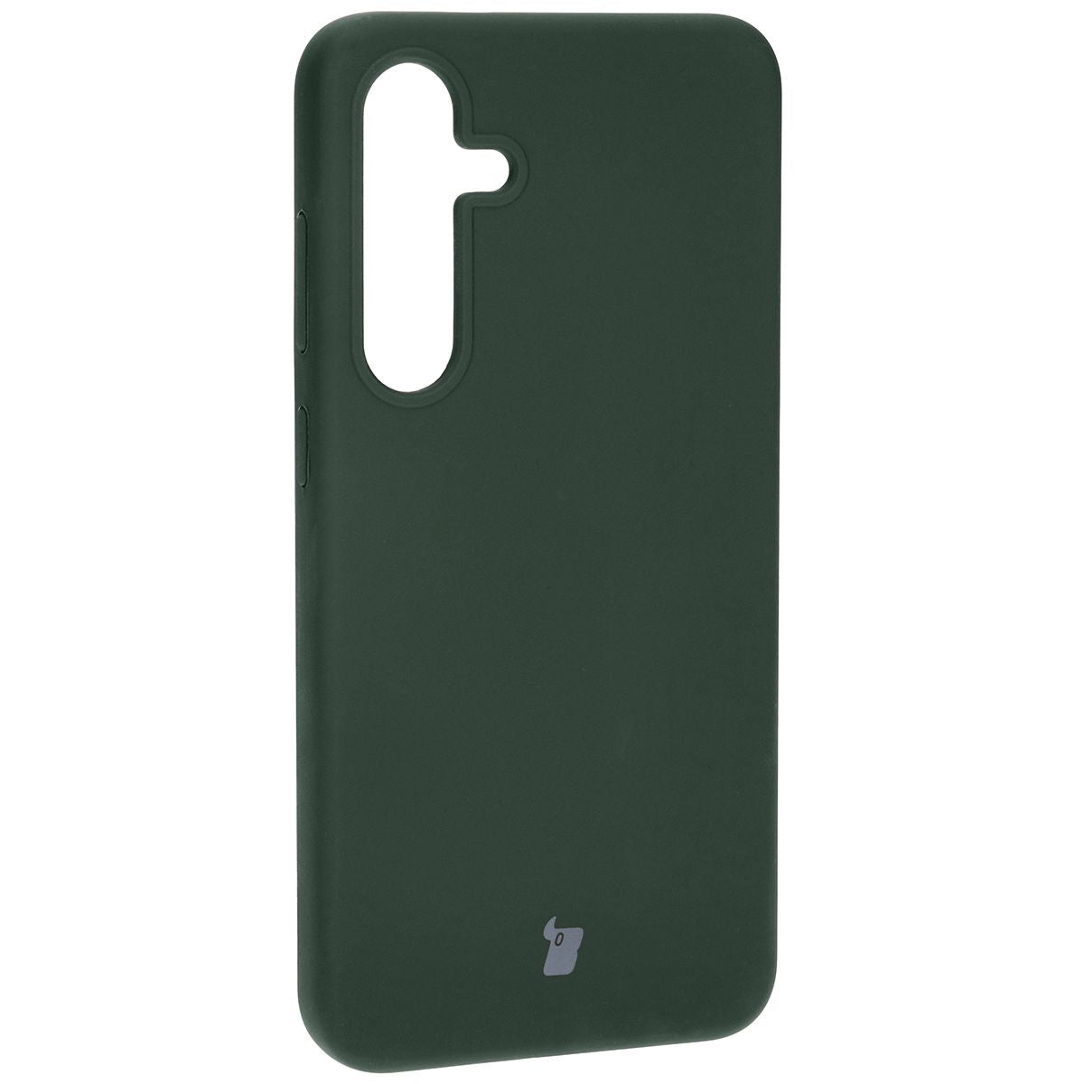 Silikon Handyhülle für Galaxy S24 Plus, Bizon Soft Case, Dunkelgrün