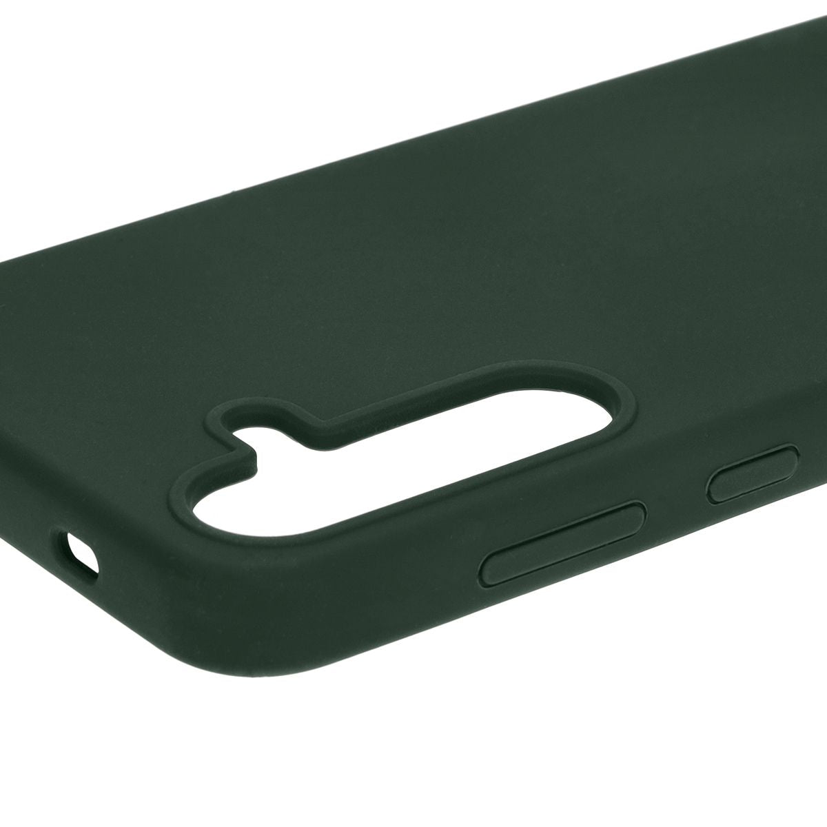 Silikon Handyhülle für Galaxy S24 Plus, Bizon Soft Case, Dunkelgrün