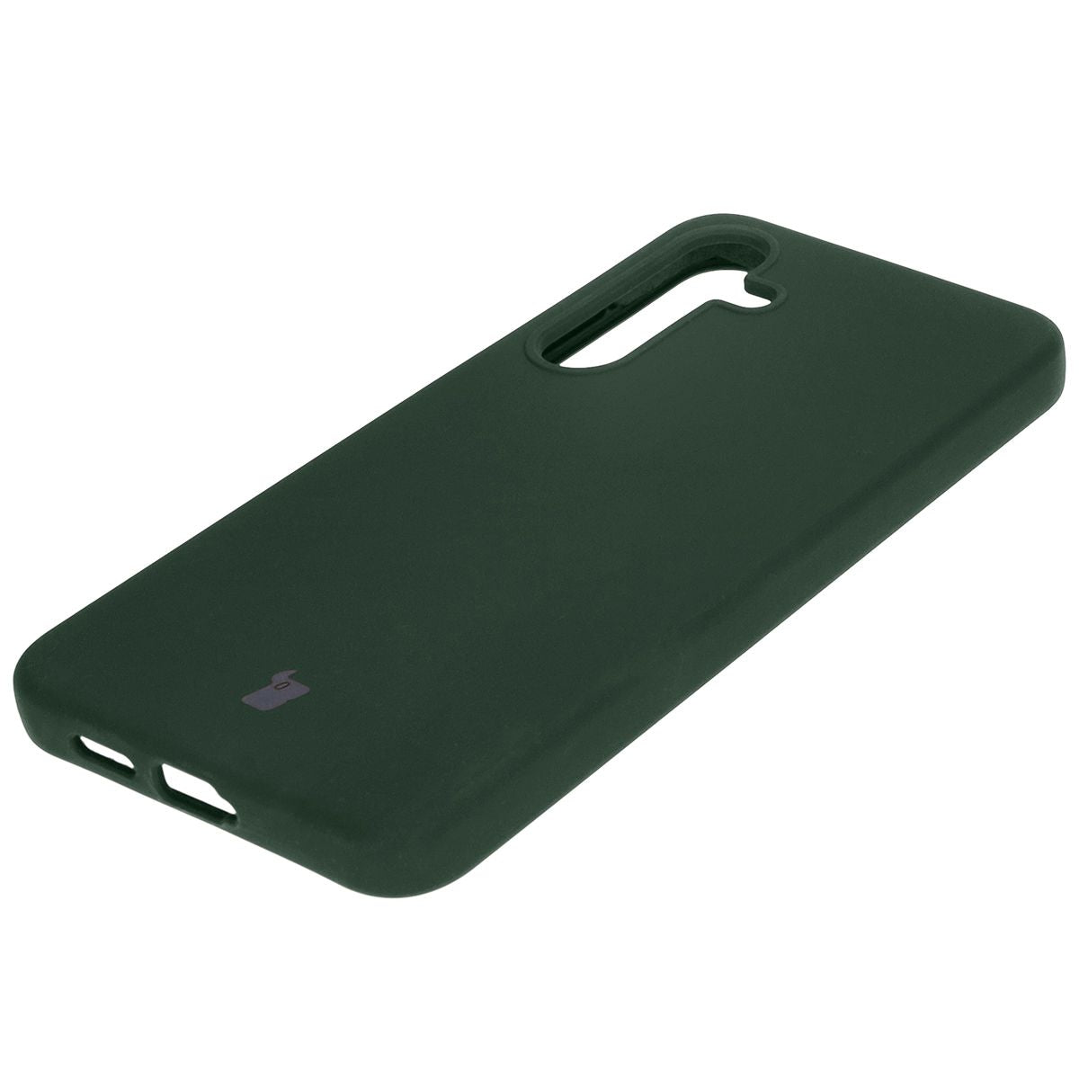Silikon Handyhülle für Galaxy S24 Plus, Bizon Soft Case, Dunkelgrün
