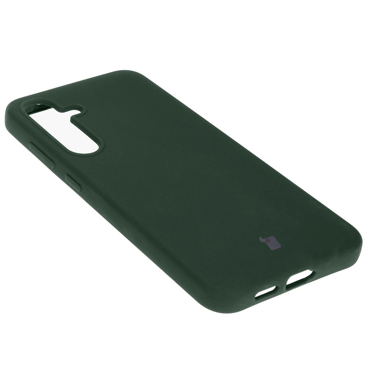 Silikon Handyhülle für Galaxy S24 Plus, Bizon Soft Case, Dunkelgrün