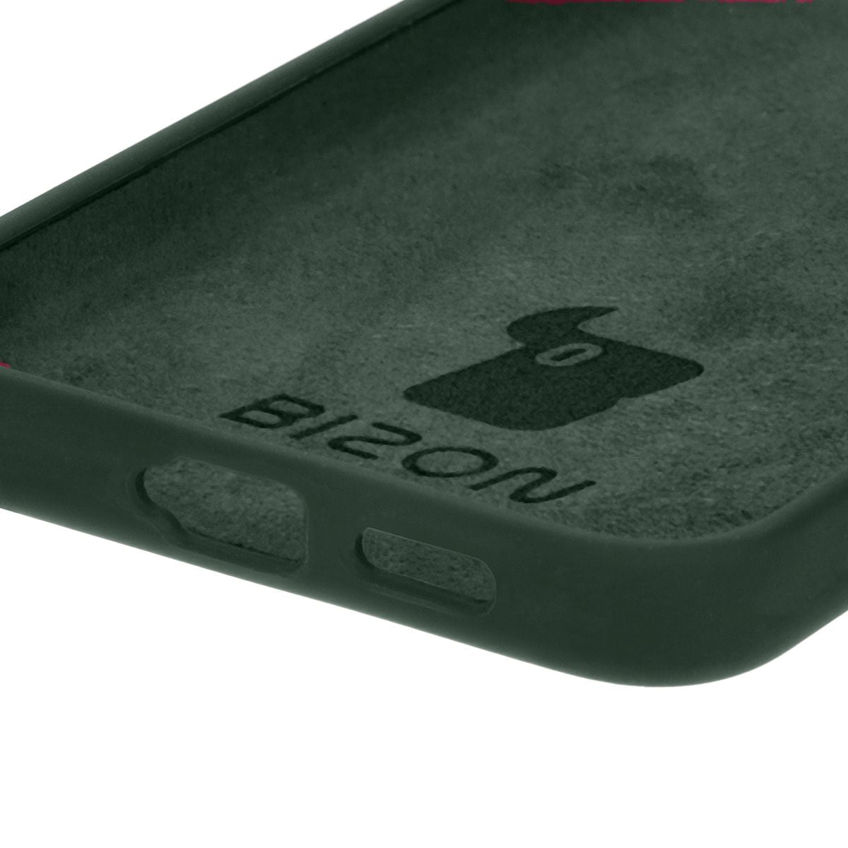 Silikon Handyhülle für Galaxy S24 Plus, Bizon Soft Case, Dunkelgrün