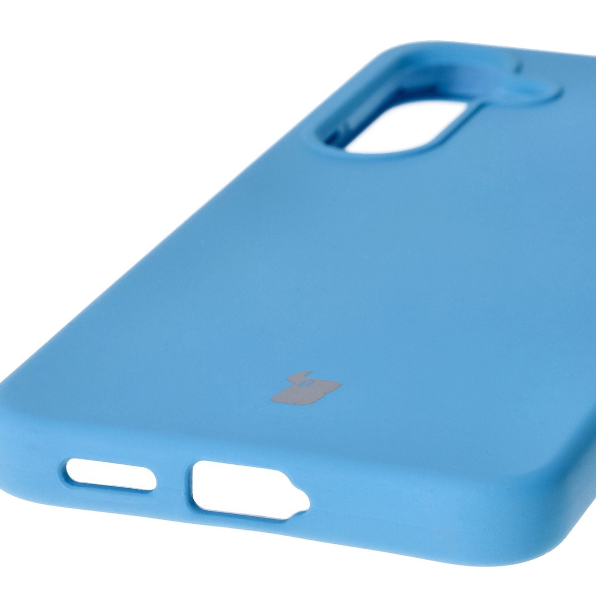 Silikon Handyhülle für Galaxy S25, Bizon Soft Case, Blau