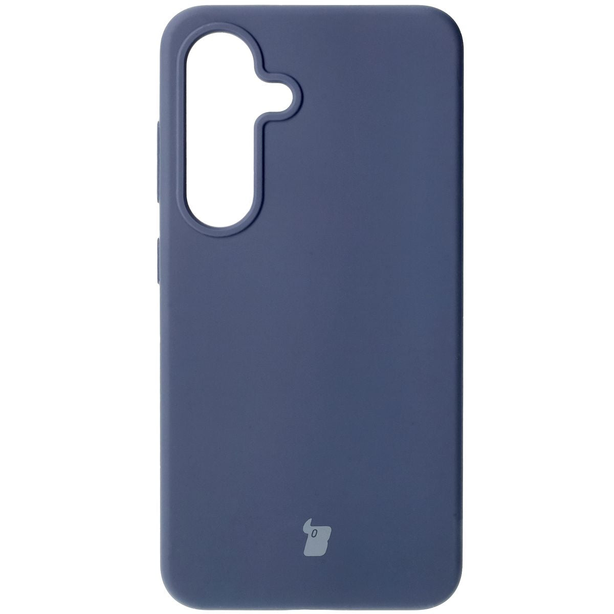 Silikon Handyhülle für Galaxy S25, Bizon Soft Case, Dunkelblau