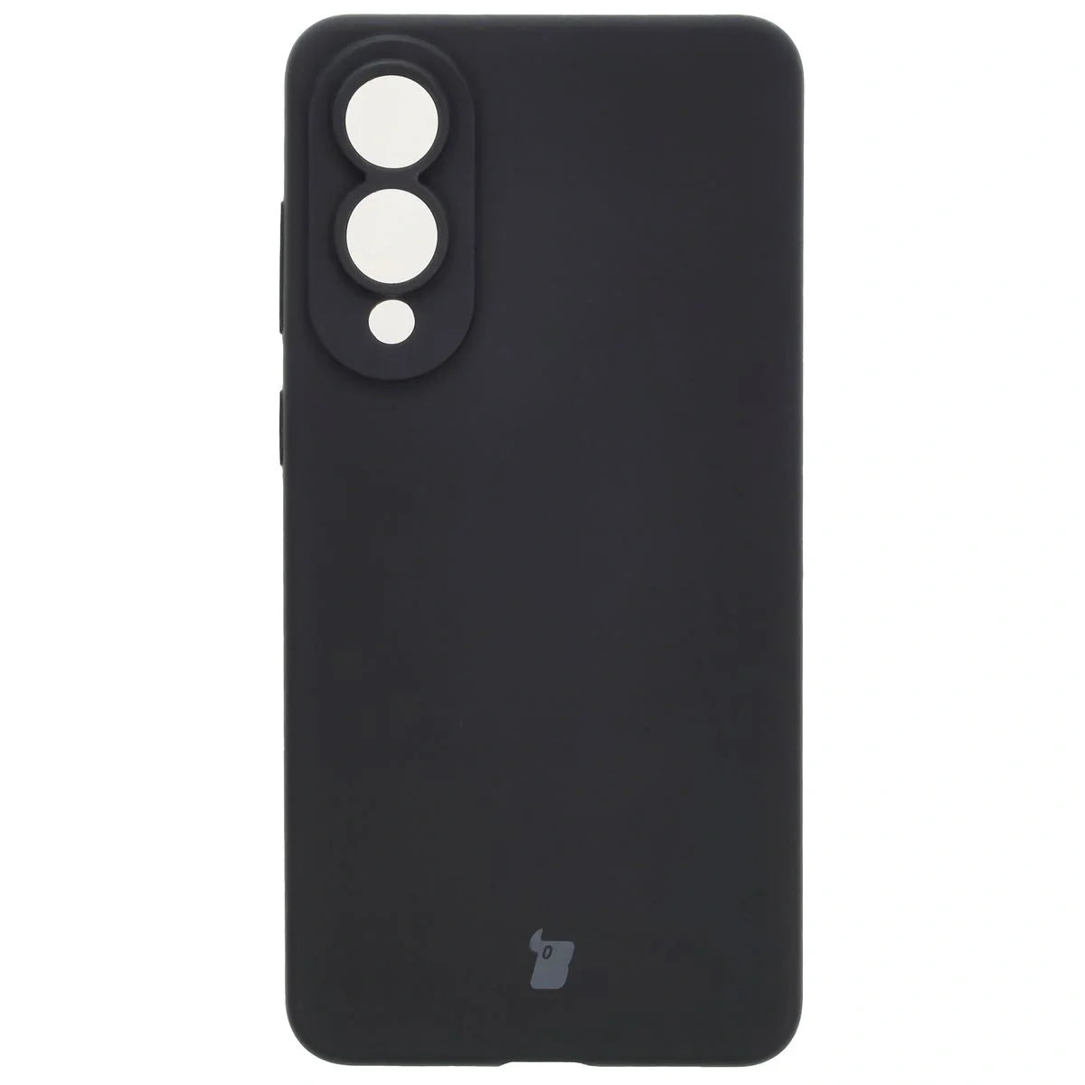Silikon Handyhülle für Galaxy S25 Edge, Bizon Soft Case, Schwarz
