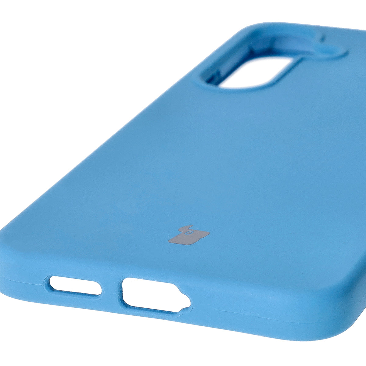 Silikon Handyhülle für Galaxy S25 Plus, Bizon Soft Case, Blau