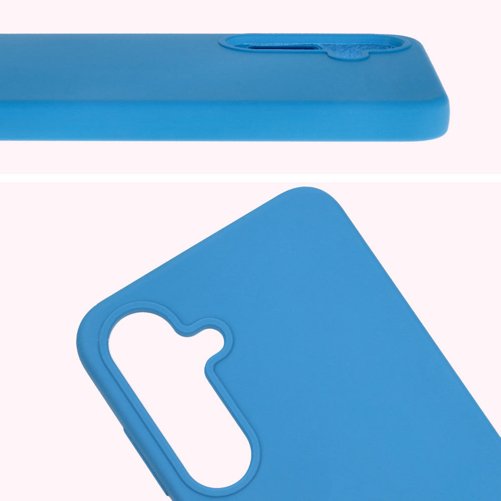 Silikon Handyhülle für Galaxy S25 Plus, Bizon Soft Case, Blau