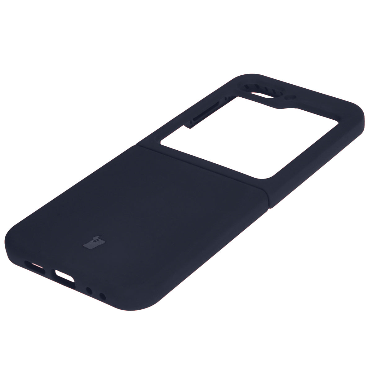 Silikon Handyhülle für Galaxy Z Flip7 FE / Z Flip6, Bizon Soft Case, Dunkelblau