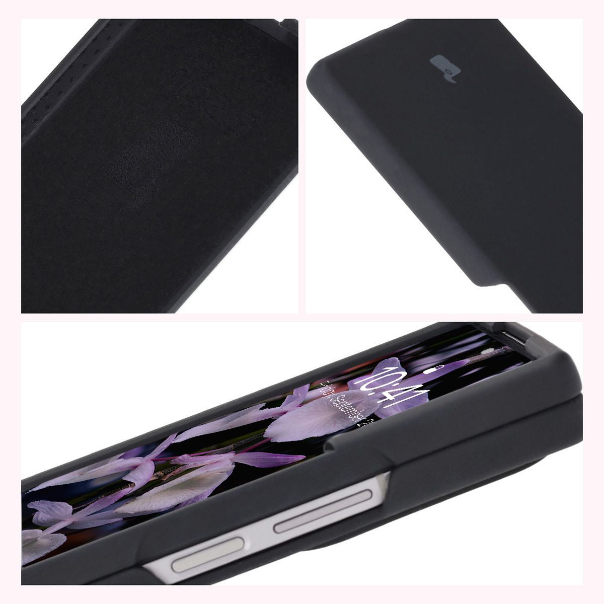 Silikon Handyhülle für Galaxy Z Fold6, Bizon Soft Case, Schwarz