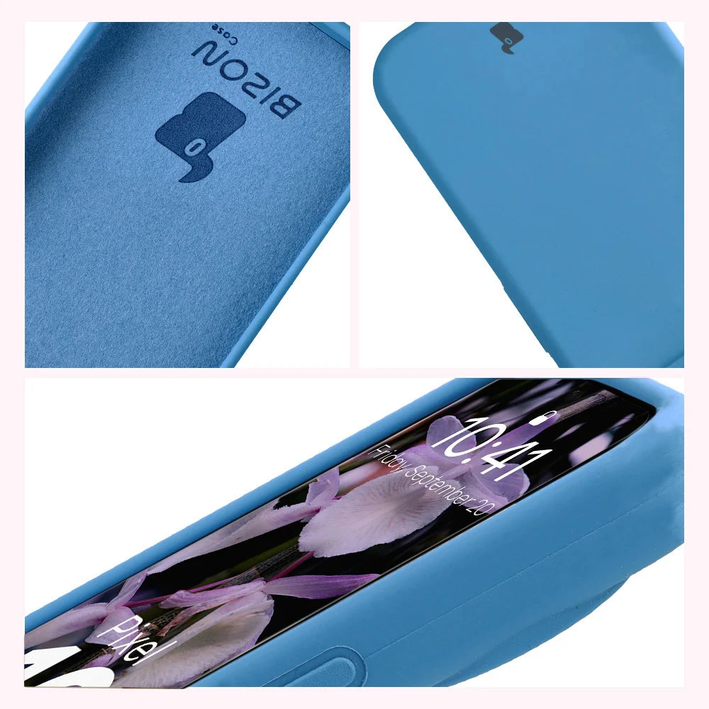 Silikon Handyhülle für Google Pixel 10 / 10 Pro, Bizon Soft Case, Blau