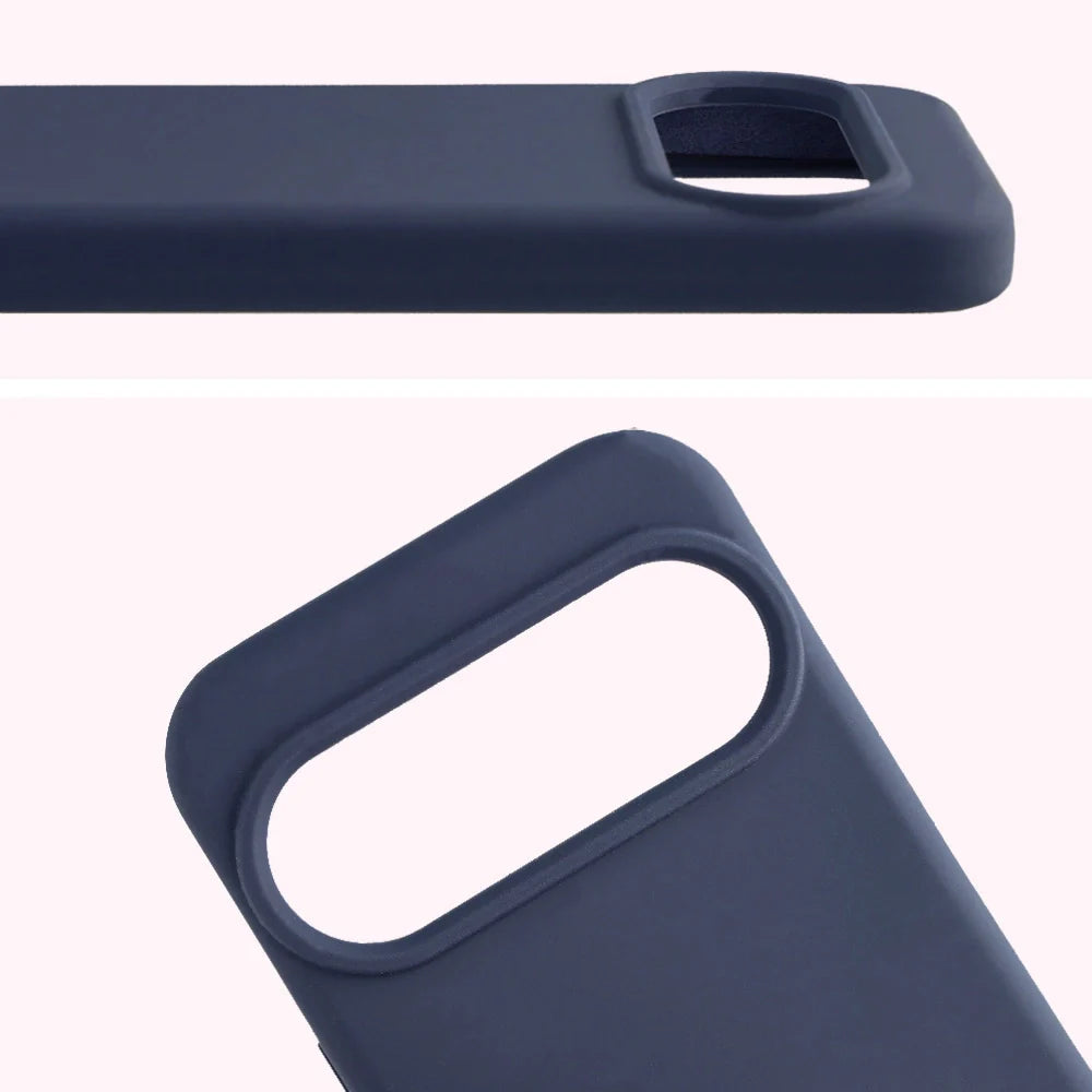 Silikon Handyhülle für Google Pixel 10 / 10 Pro, Bizon Soft Case, Dunkelblau