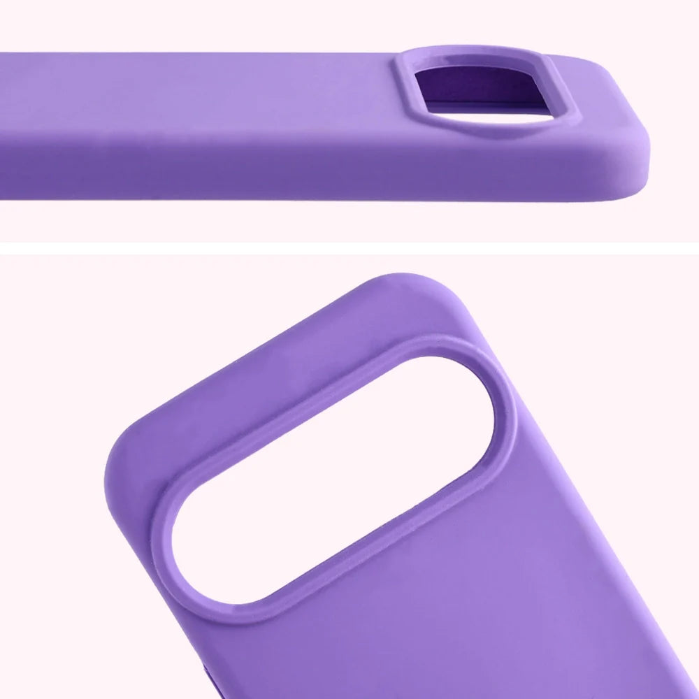 Silikon Handyhülle für Google Pixel 10 / 10 Pro, Bizon Soft Case, Violett