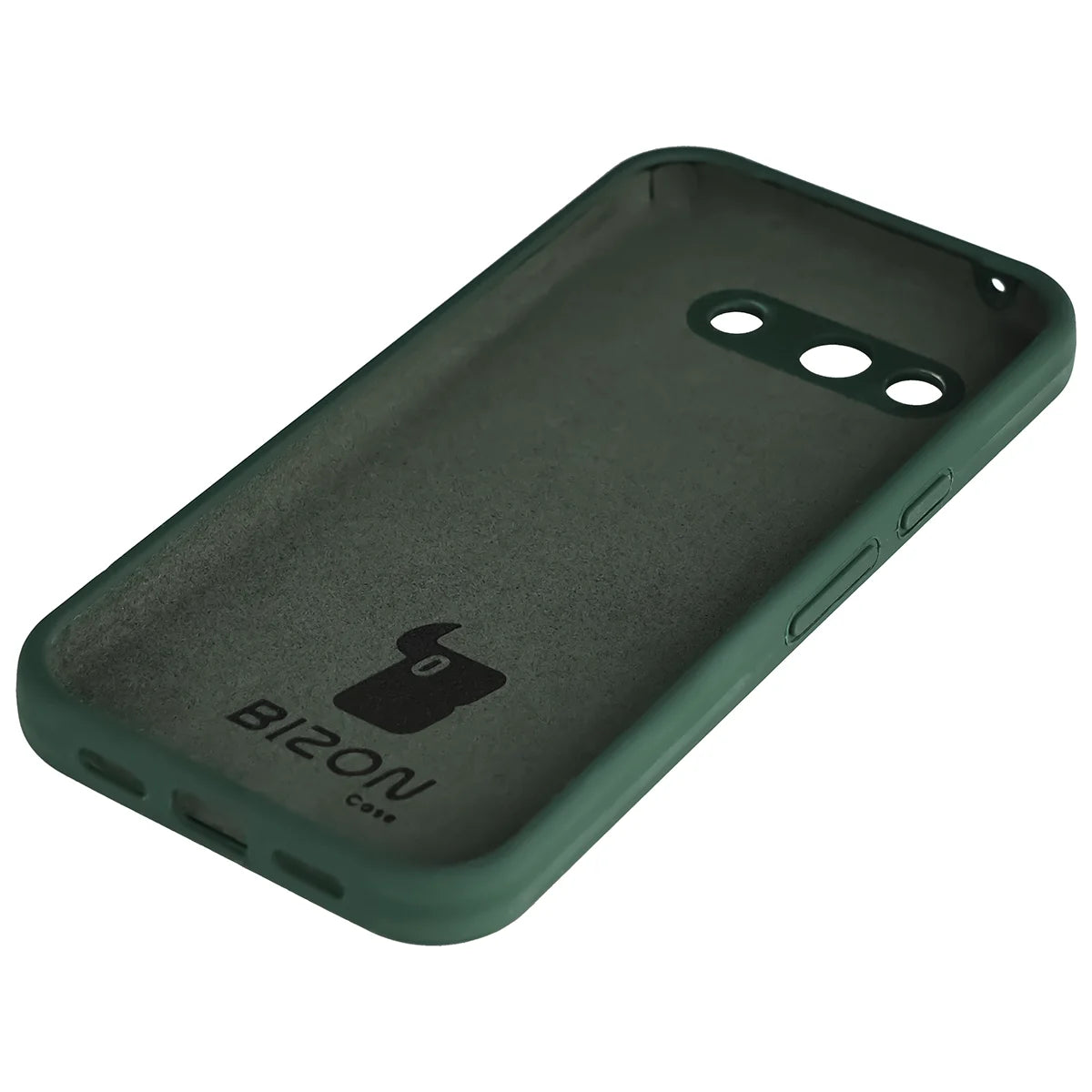 Silikon Handyhülle für Google Pixel 10a, Bizon Soft Case, Dunkelgrün