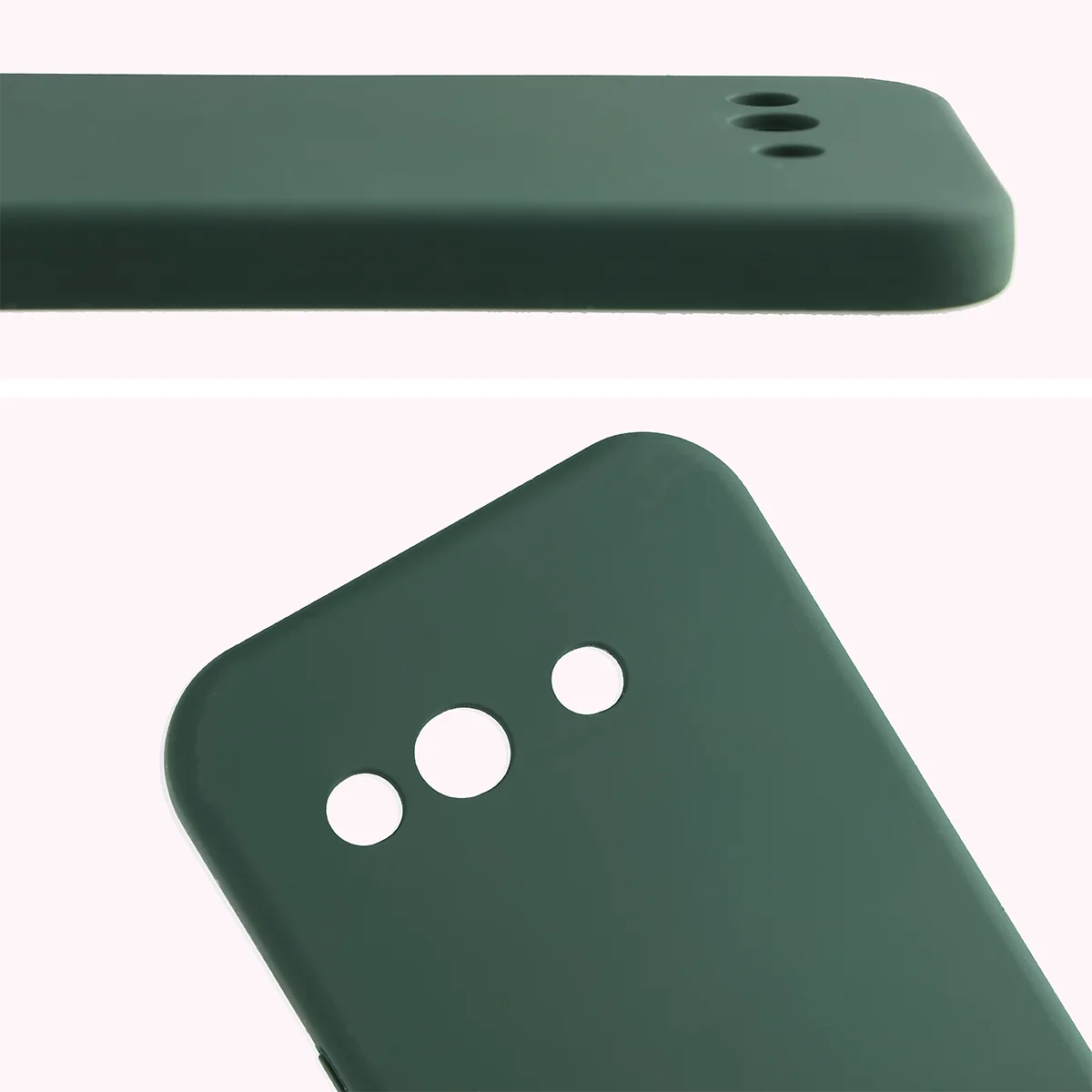Silikon Handyhülle für Google Pixel 10a, Bizon Soft Case, Dunkelgrün