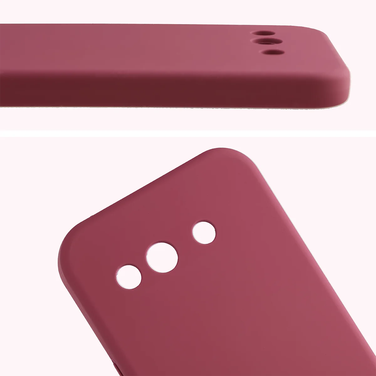 Silikon Handyhülle für Google Pixel 10a, Bizon Soft Case, Pflaumenfarbe