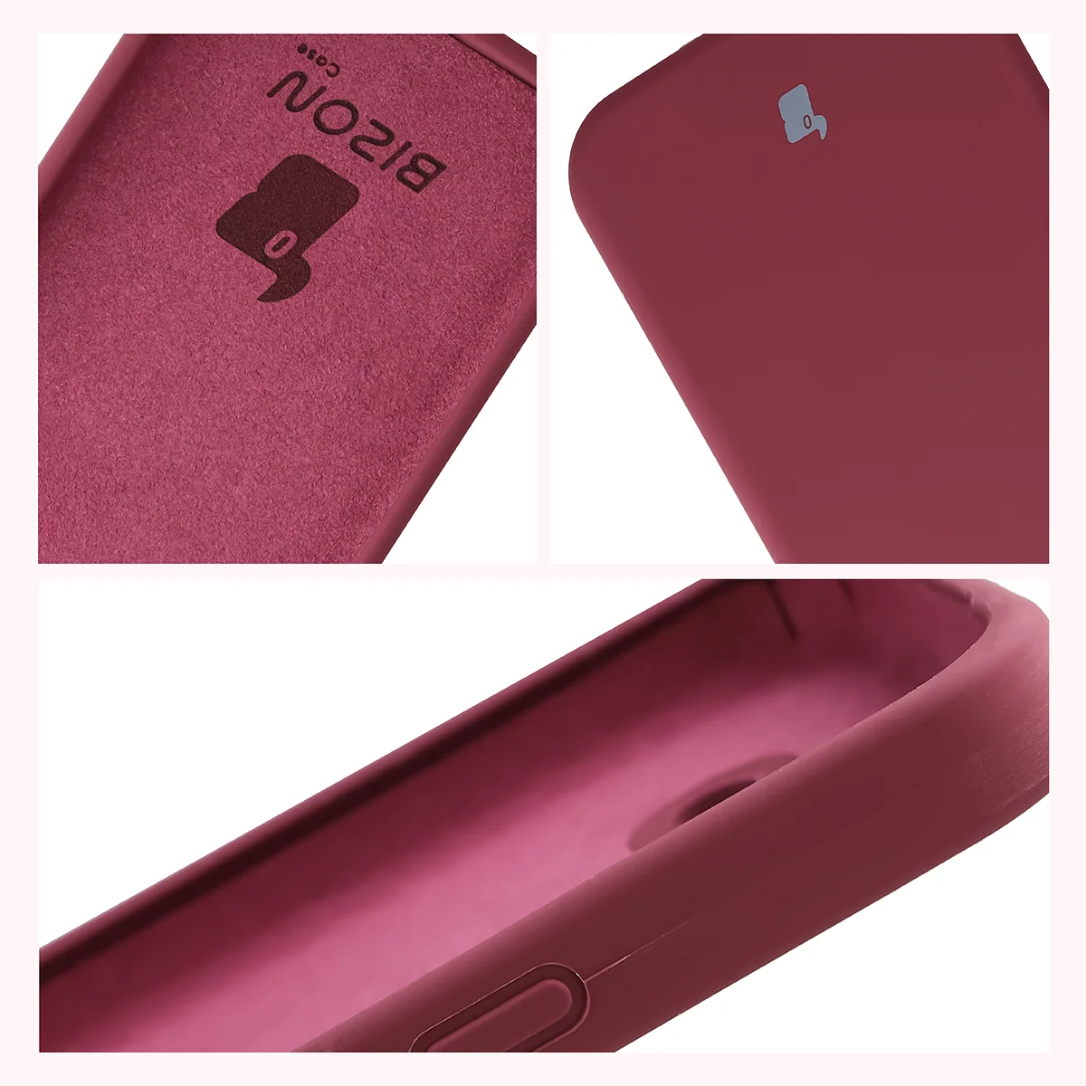 Silikon Handyhülle für Google Pixel 10a, Bizon Soft Case, Pflaumenfarbe