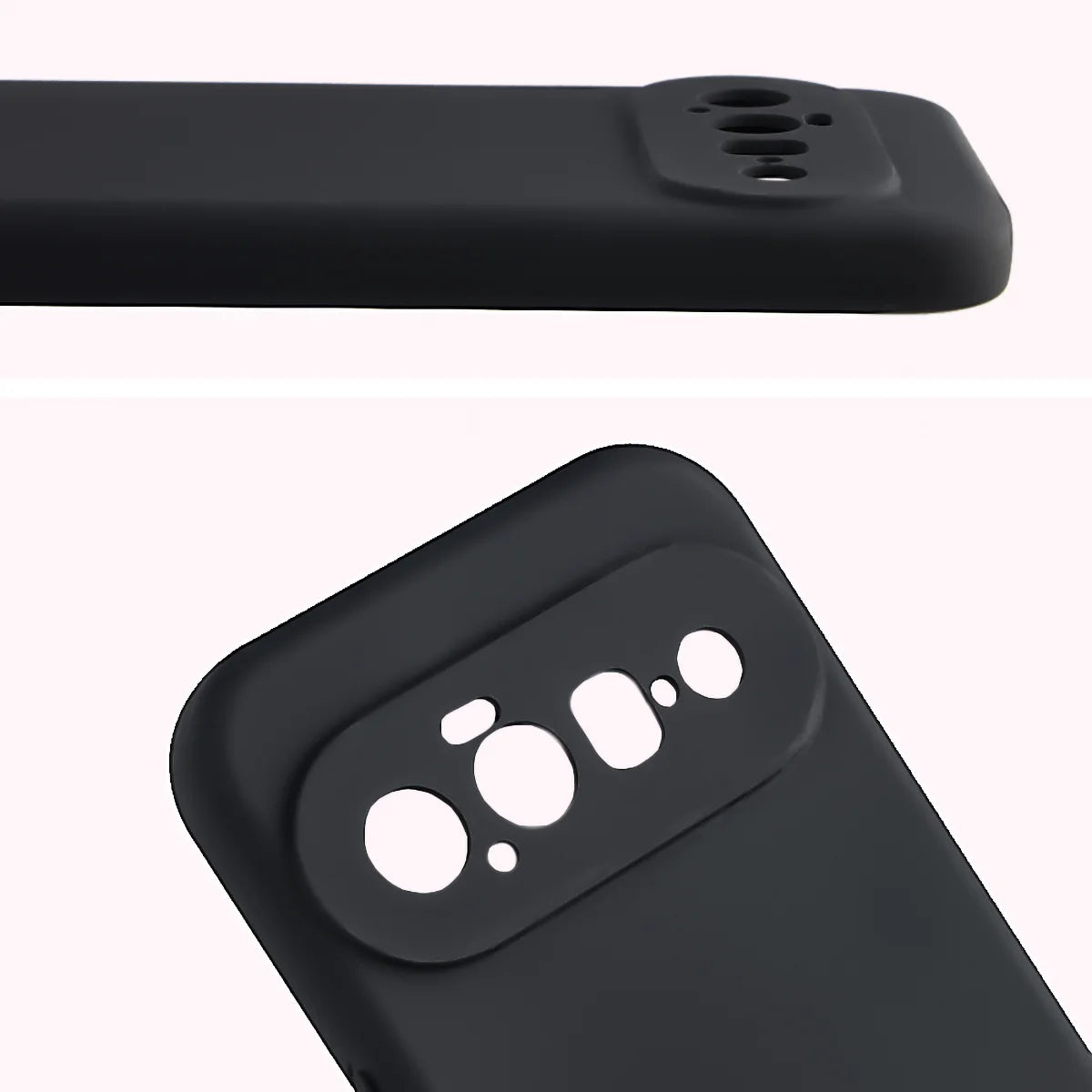 Silikon Handyhülle für Google Pixel 11, Bizon Soft Case, Schwarz